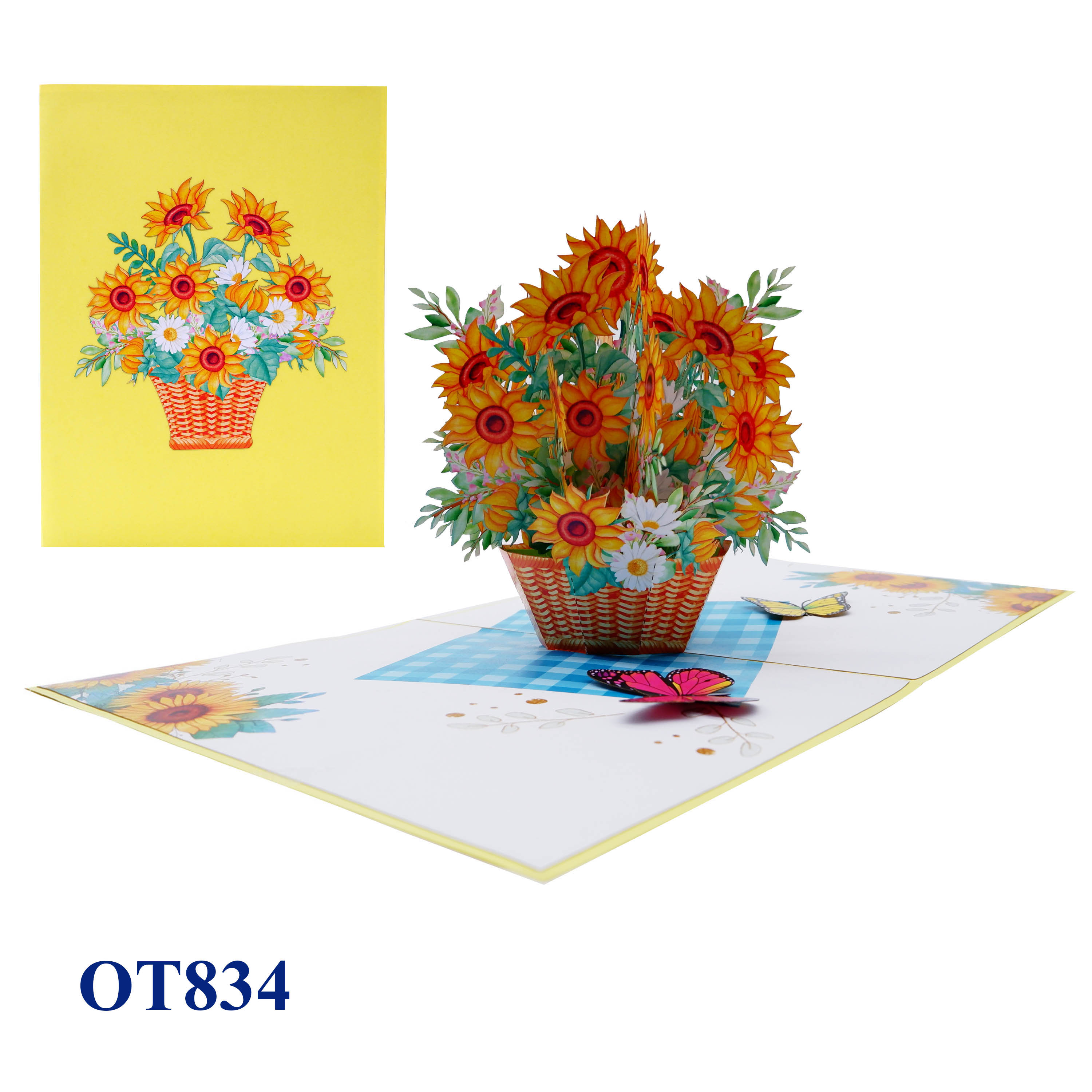 Sunflowers Pop Up Card
