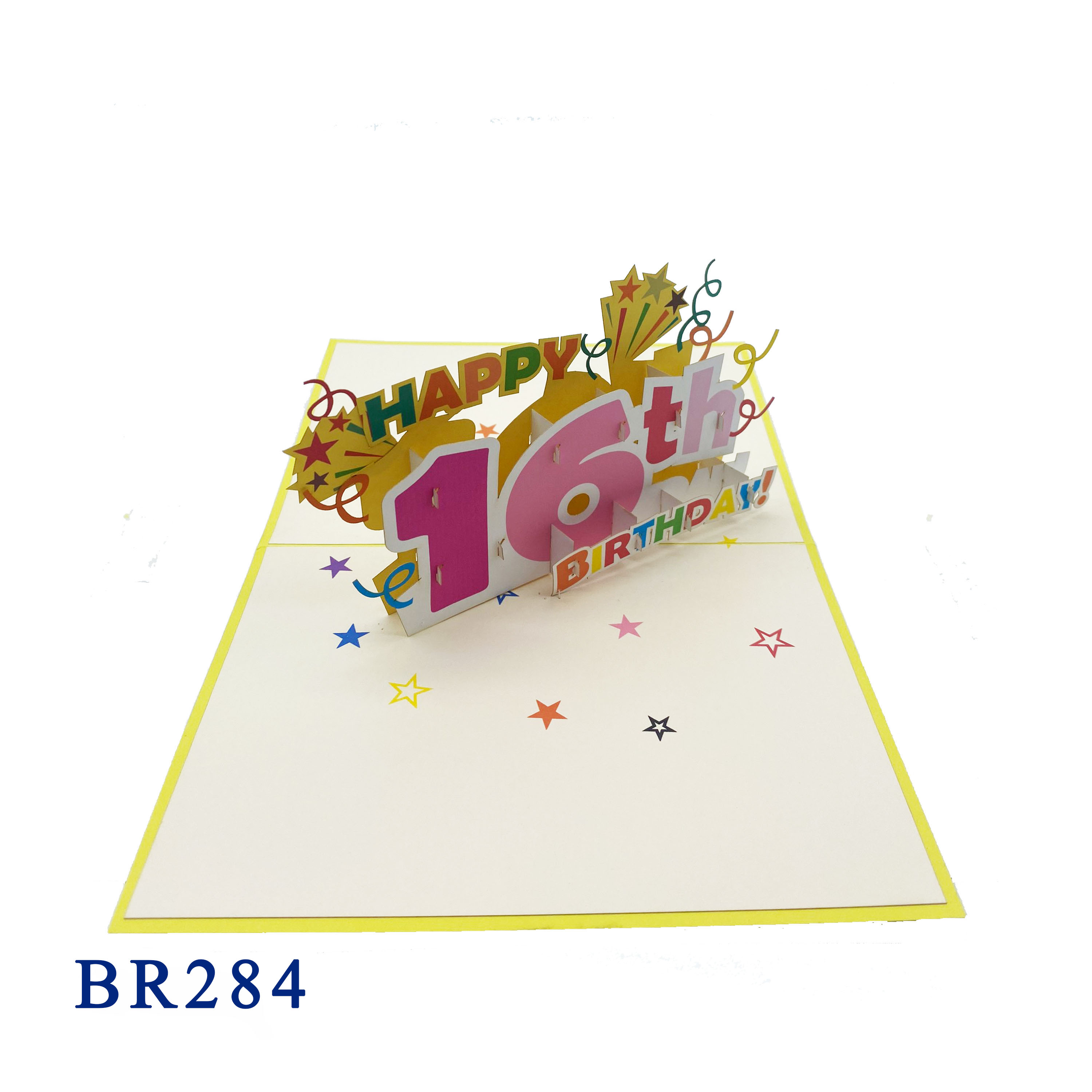 16th Birthday Pop Up Card