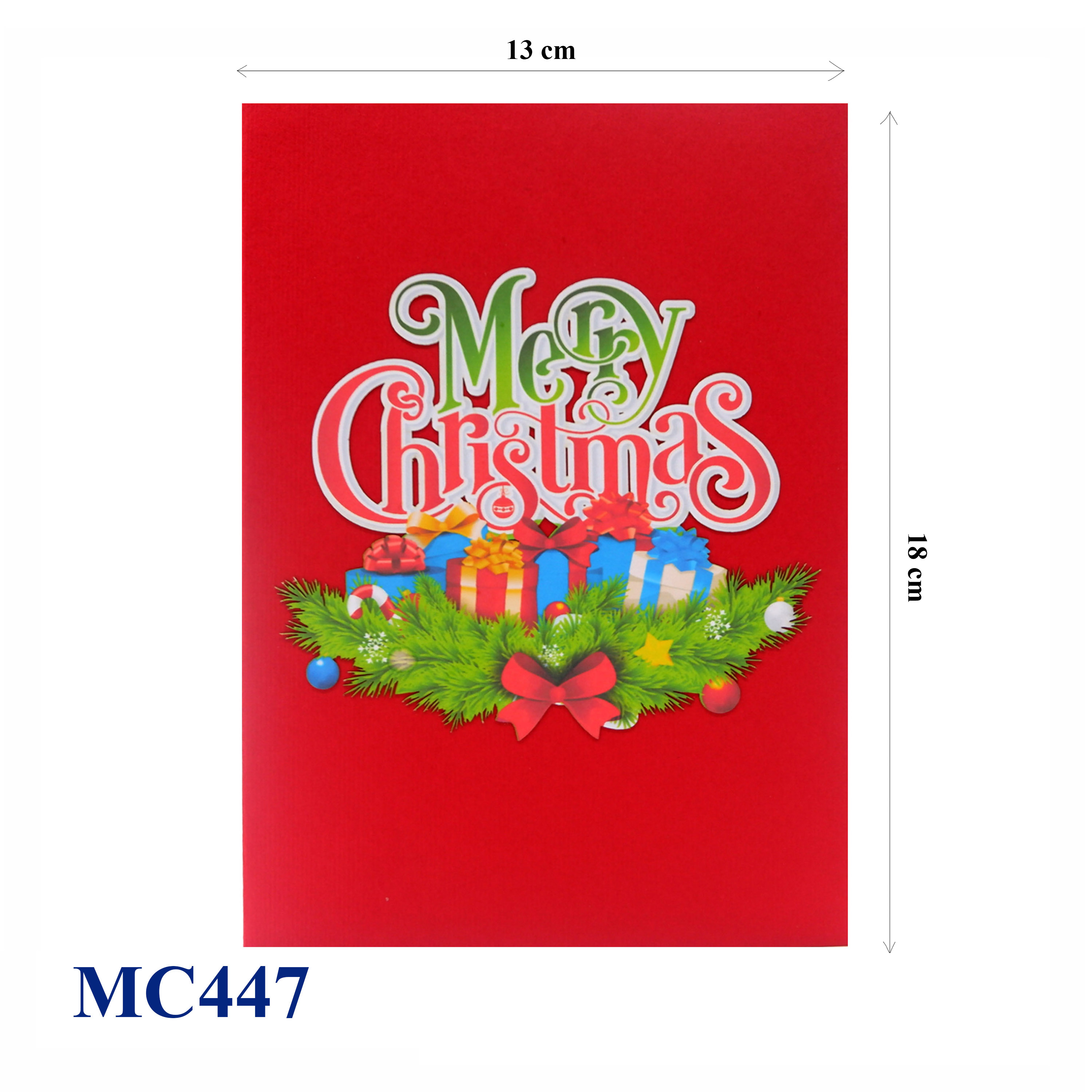 Merry Christmas Pop Up Card