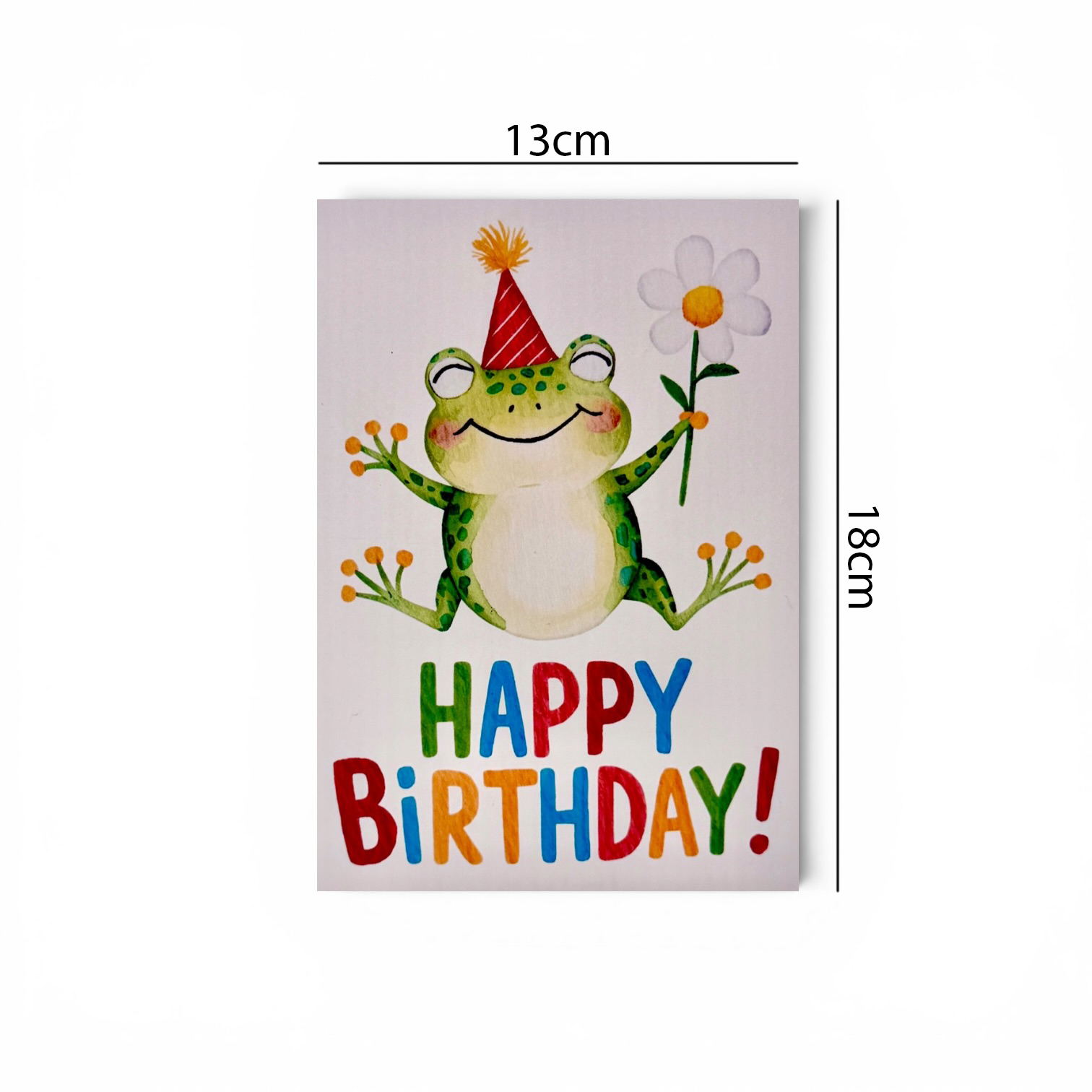 Frog Birthday Pop-Up Card