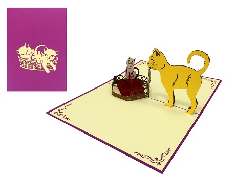 Cat Pop Up Card