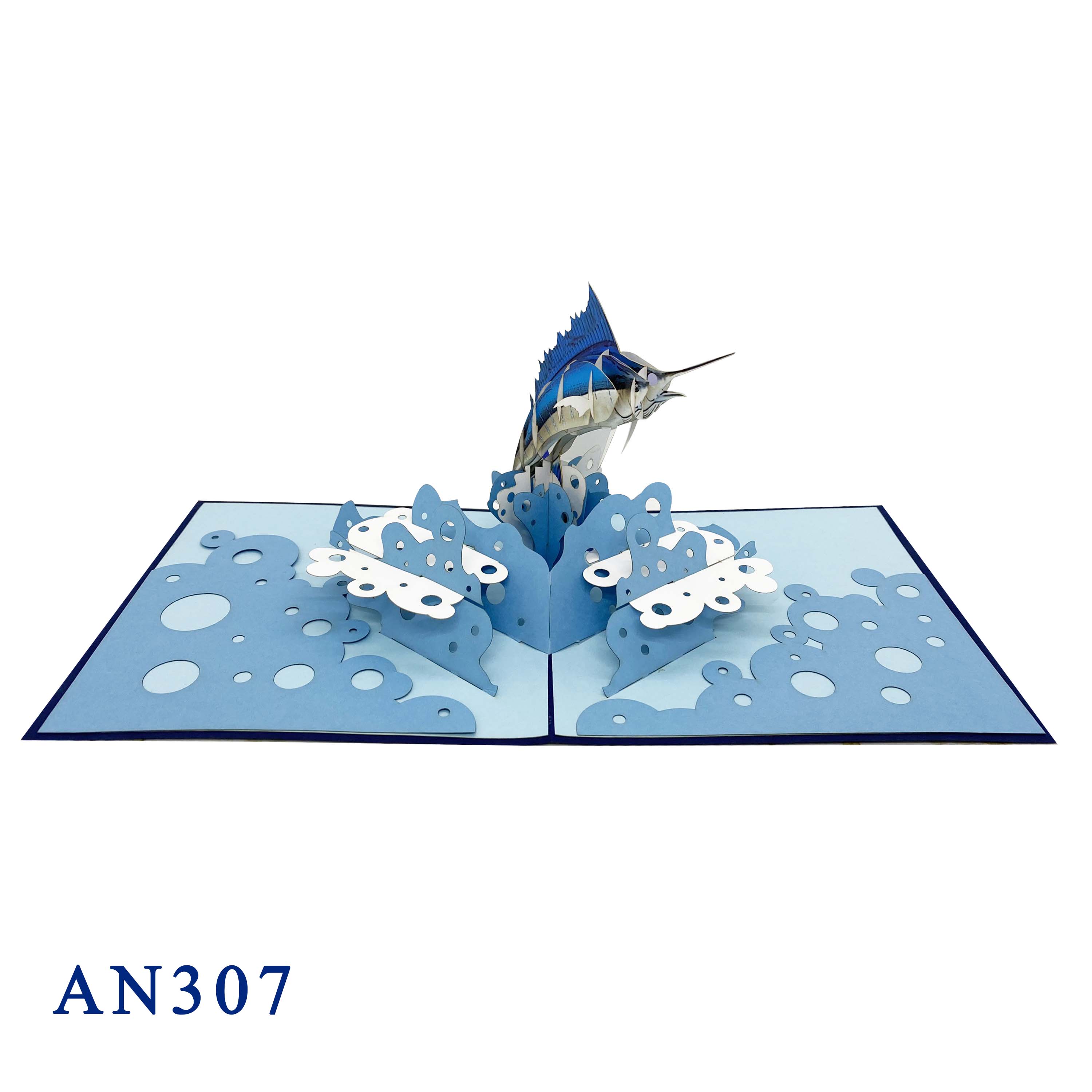 Swordfish Pop Up Card