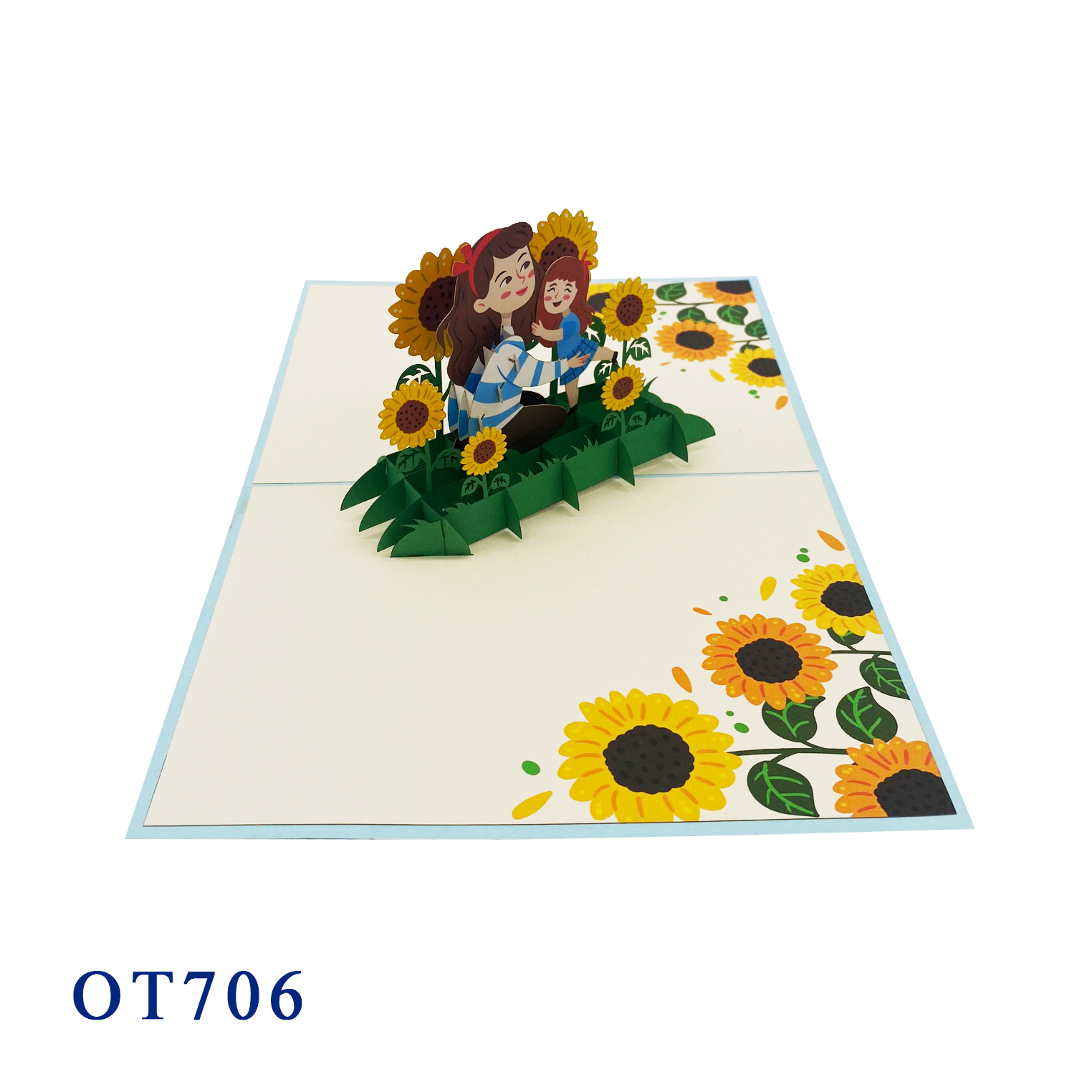 Happy Mother's Day Sunflowers Pop Up Card
