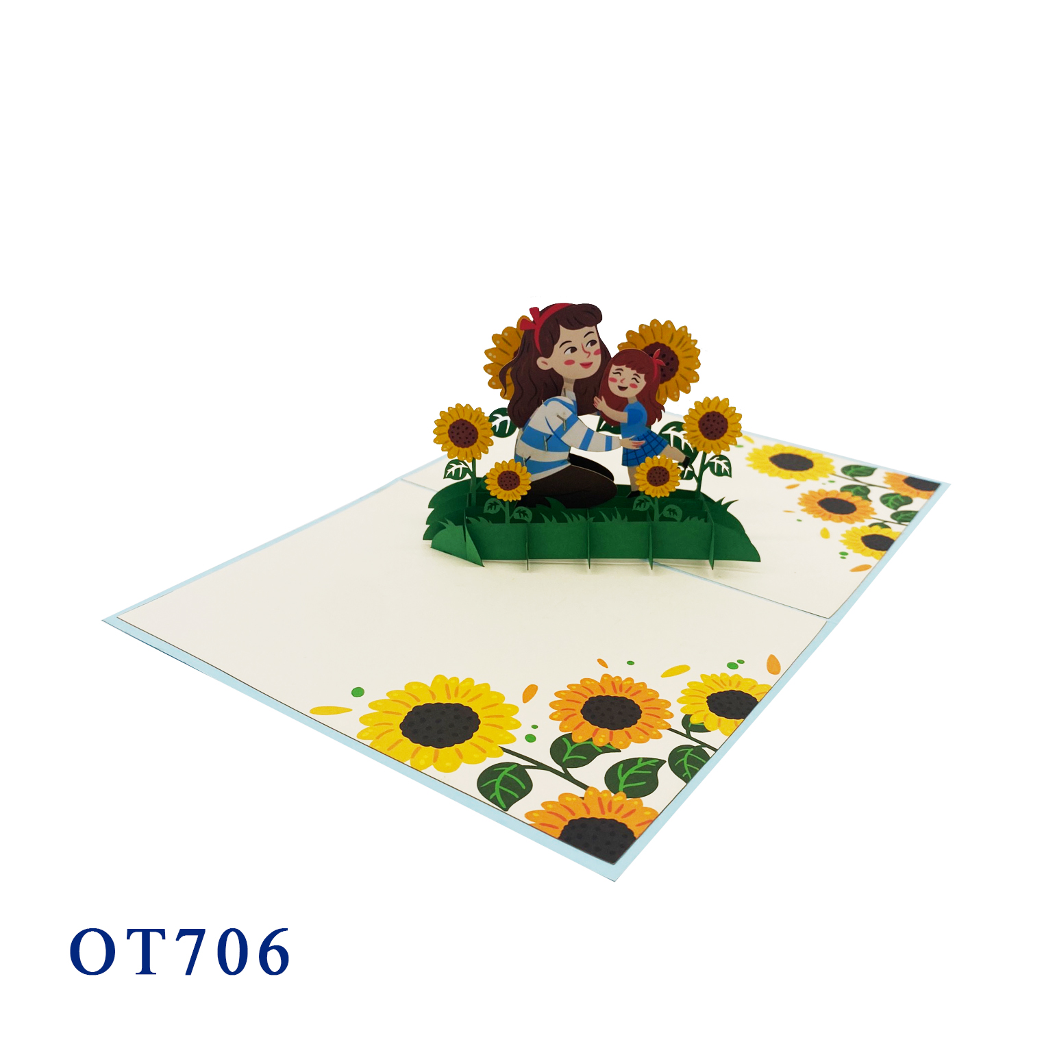 Happy Mother's Day Sunflowers Pop Up Card