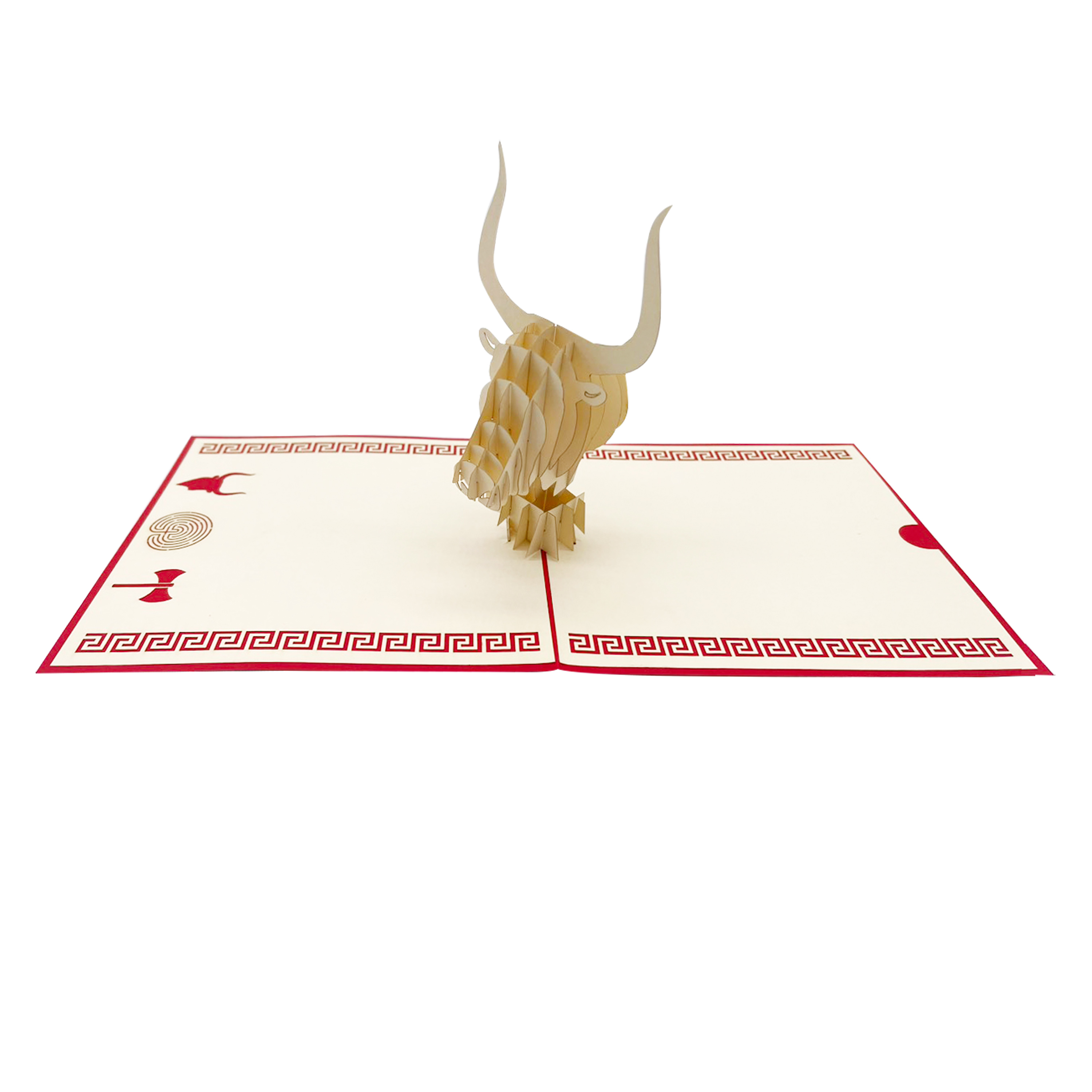 Minotaur Greece Pop Up Card