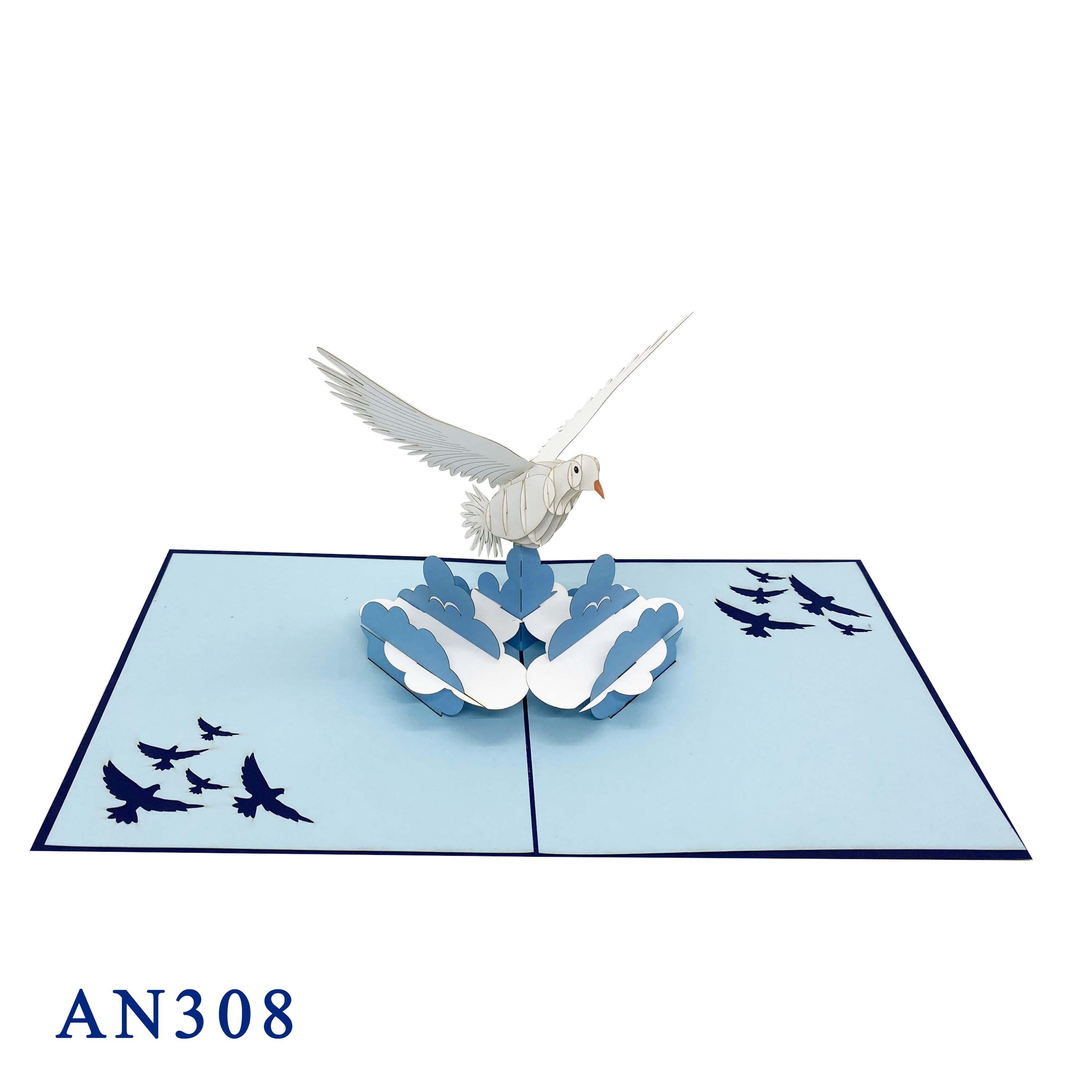 Dove Pop Up Card