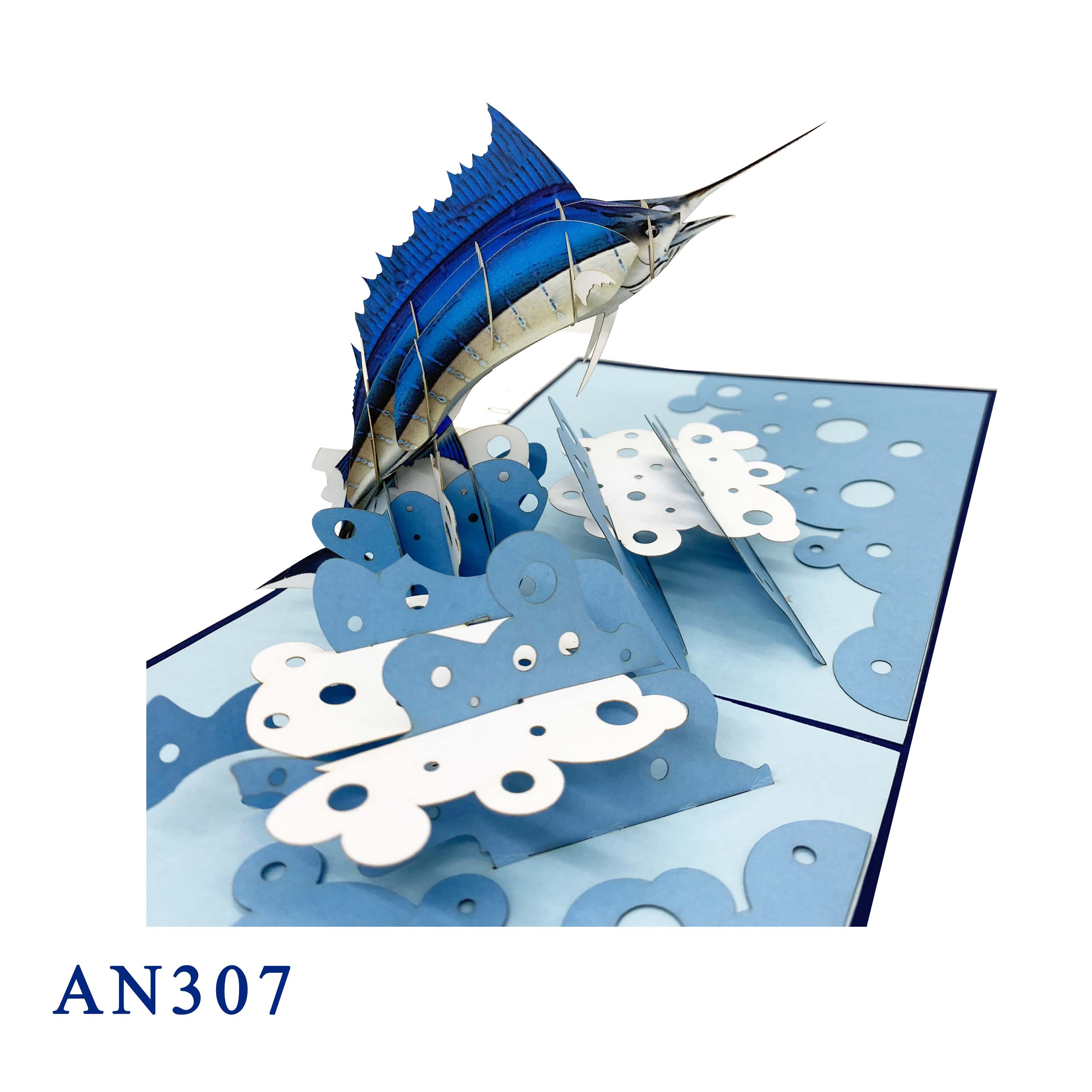 Swordfish Pop Up Card