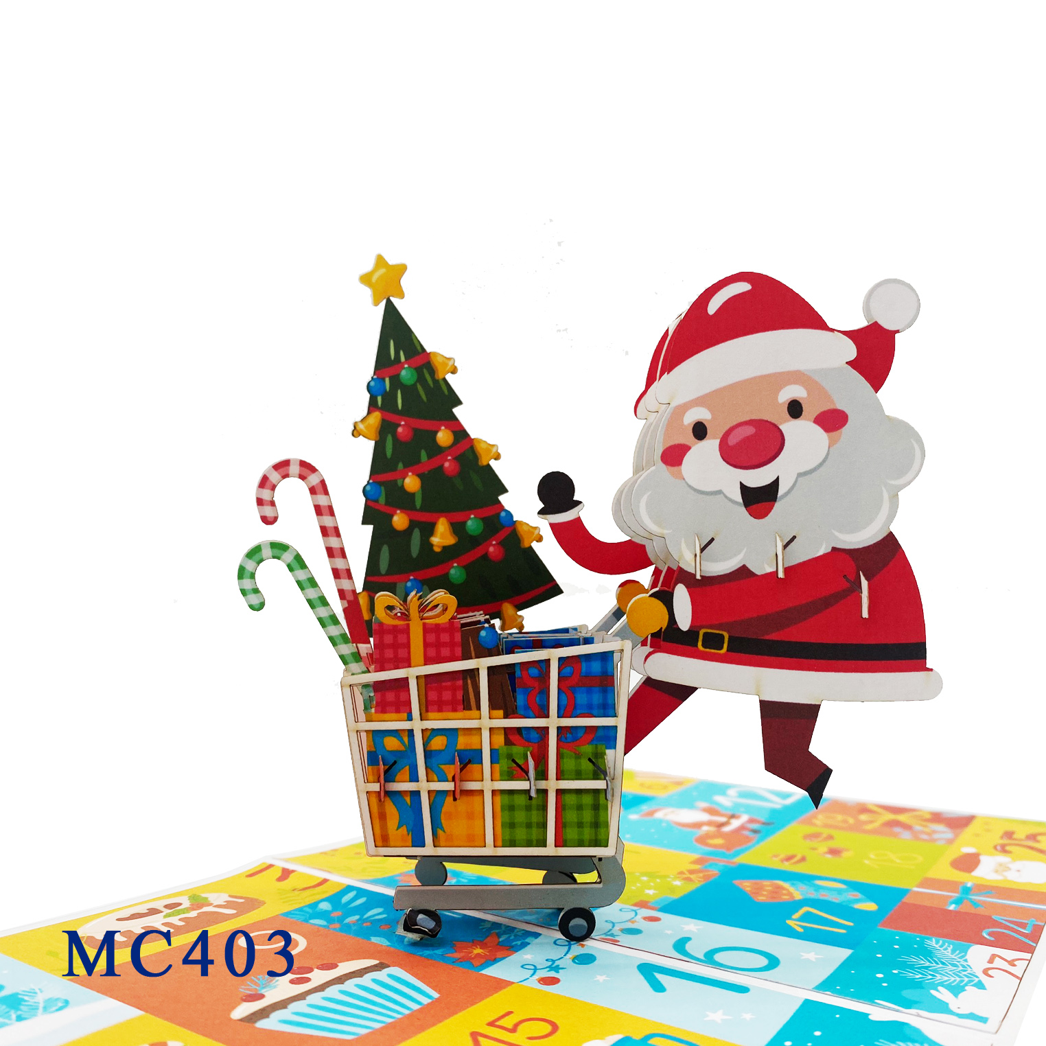 Santa Clause Pop Up Card