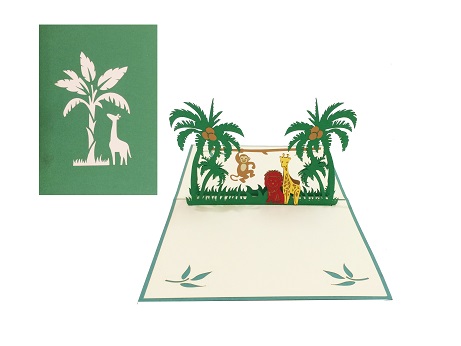 Safari Pop Up Card