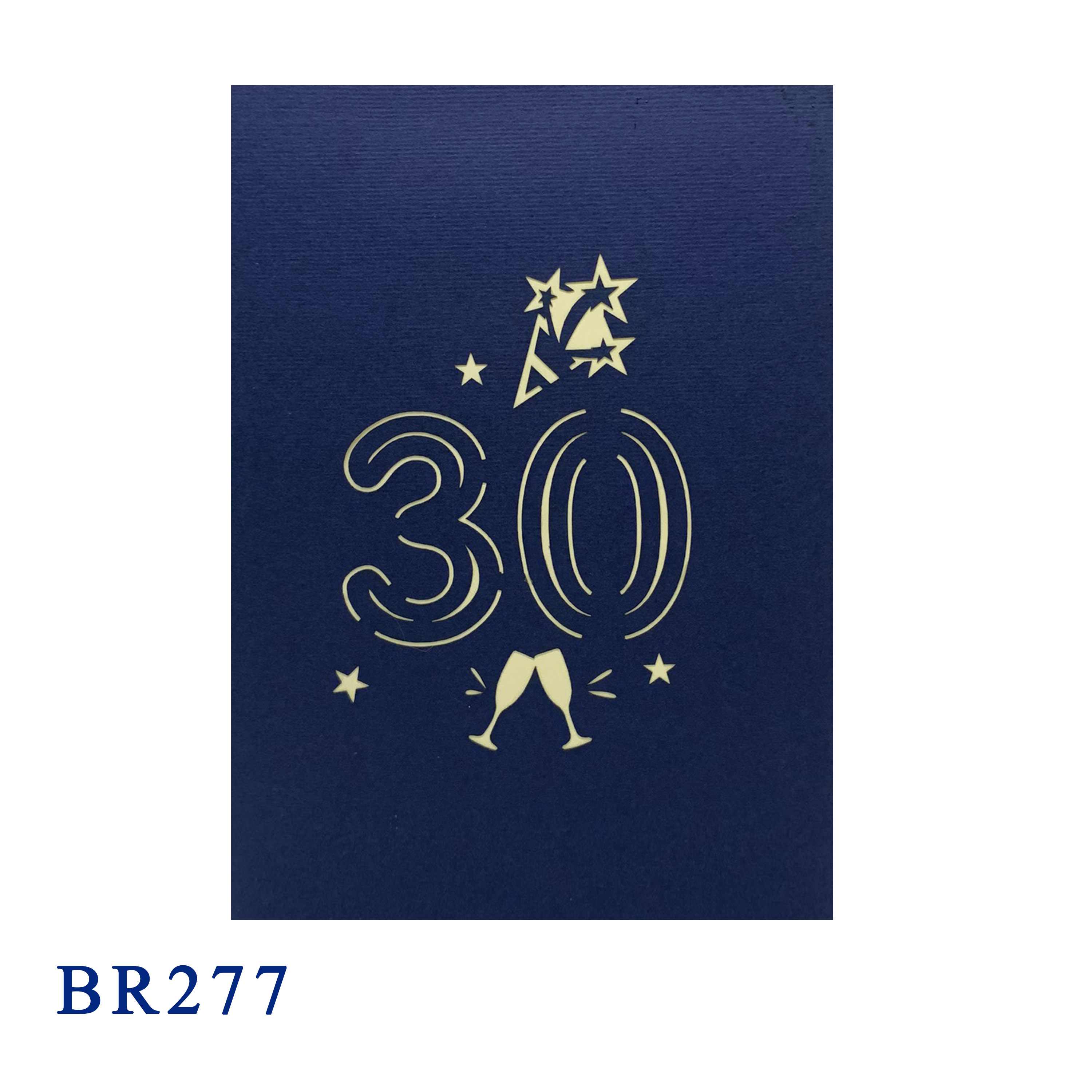 30th Birthday Pop Up Card