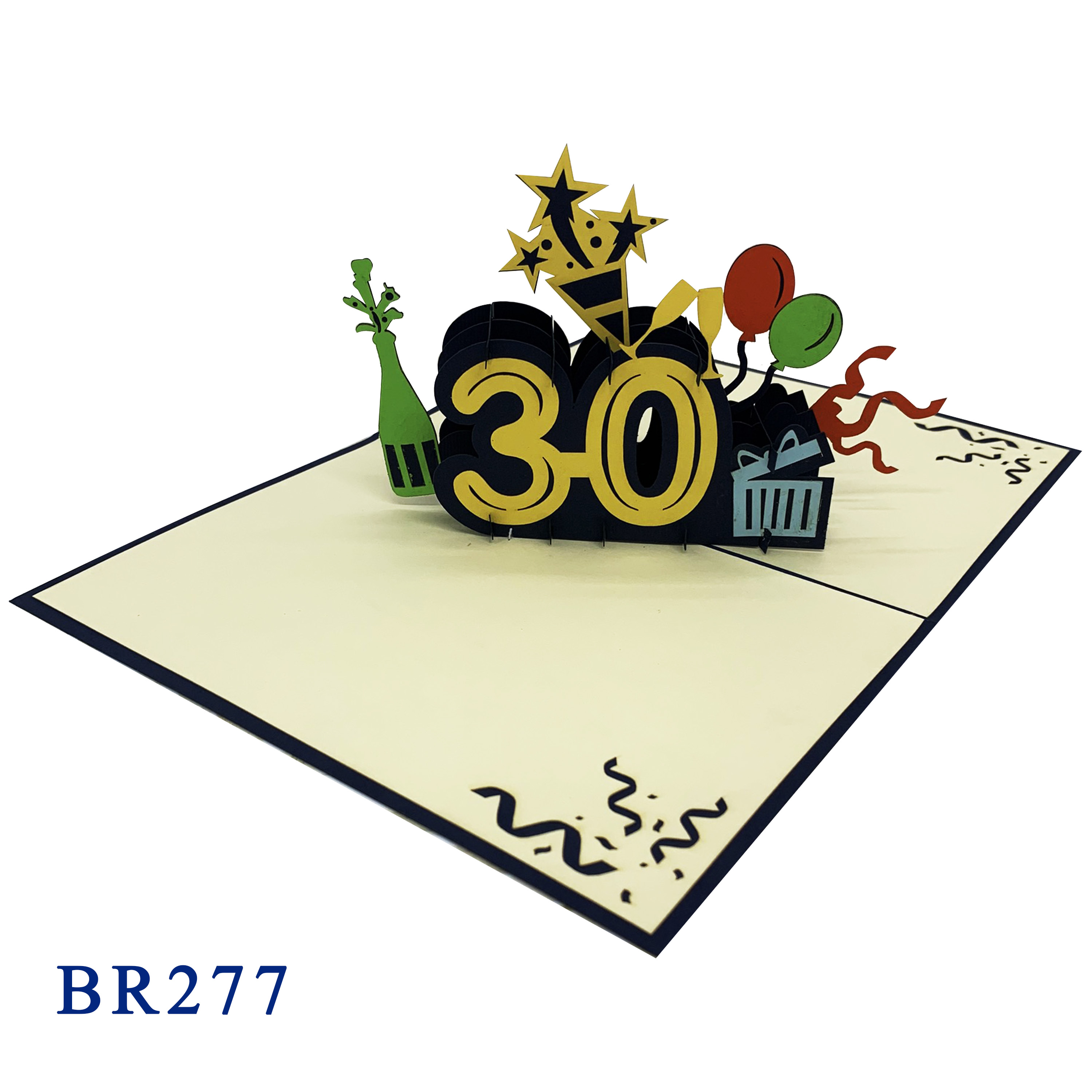 30th Birthday Pop Up Card