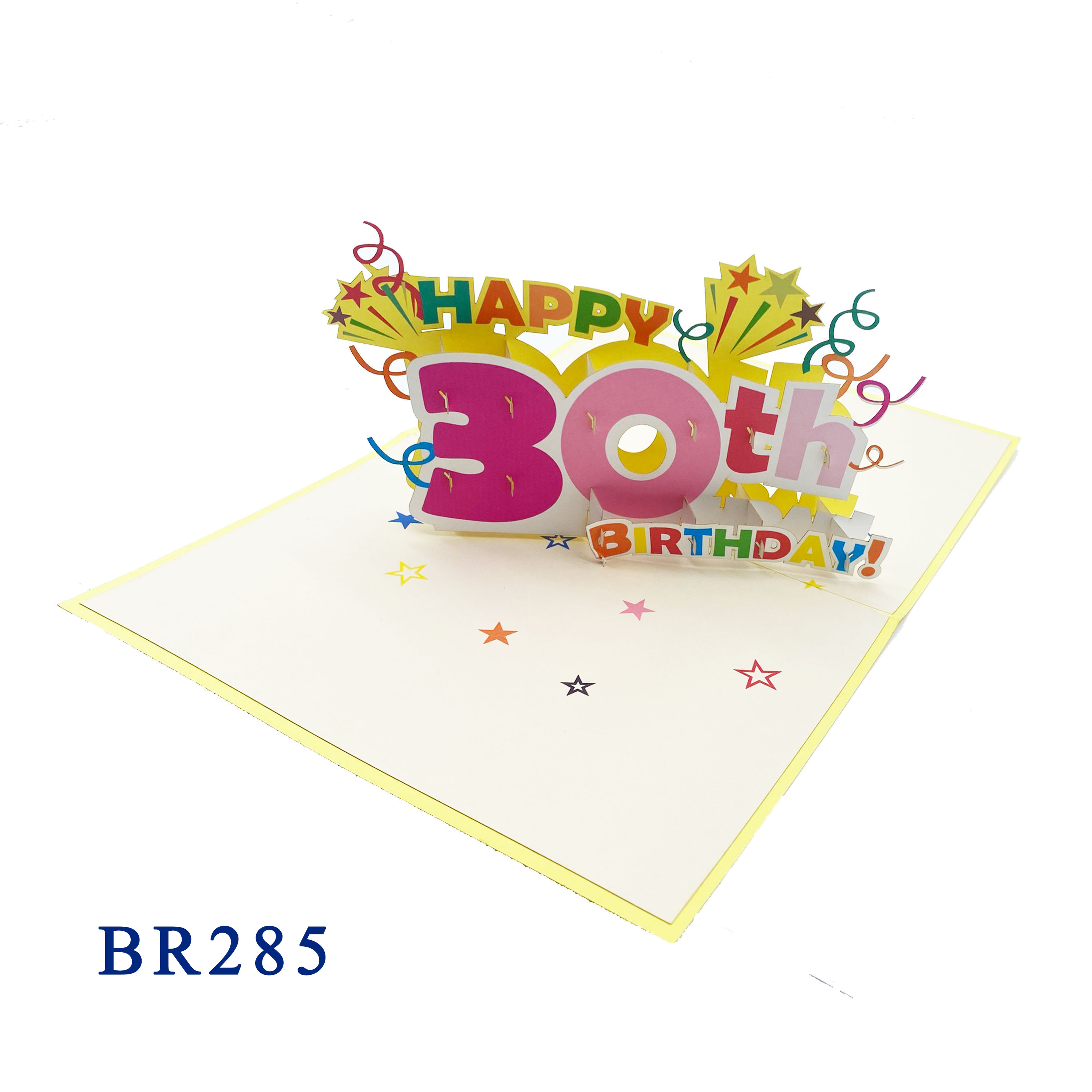 30th Birthday Pop Up Card