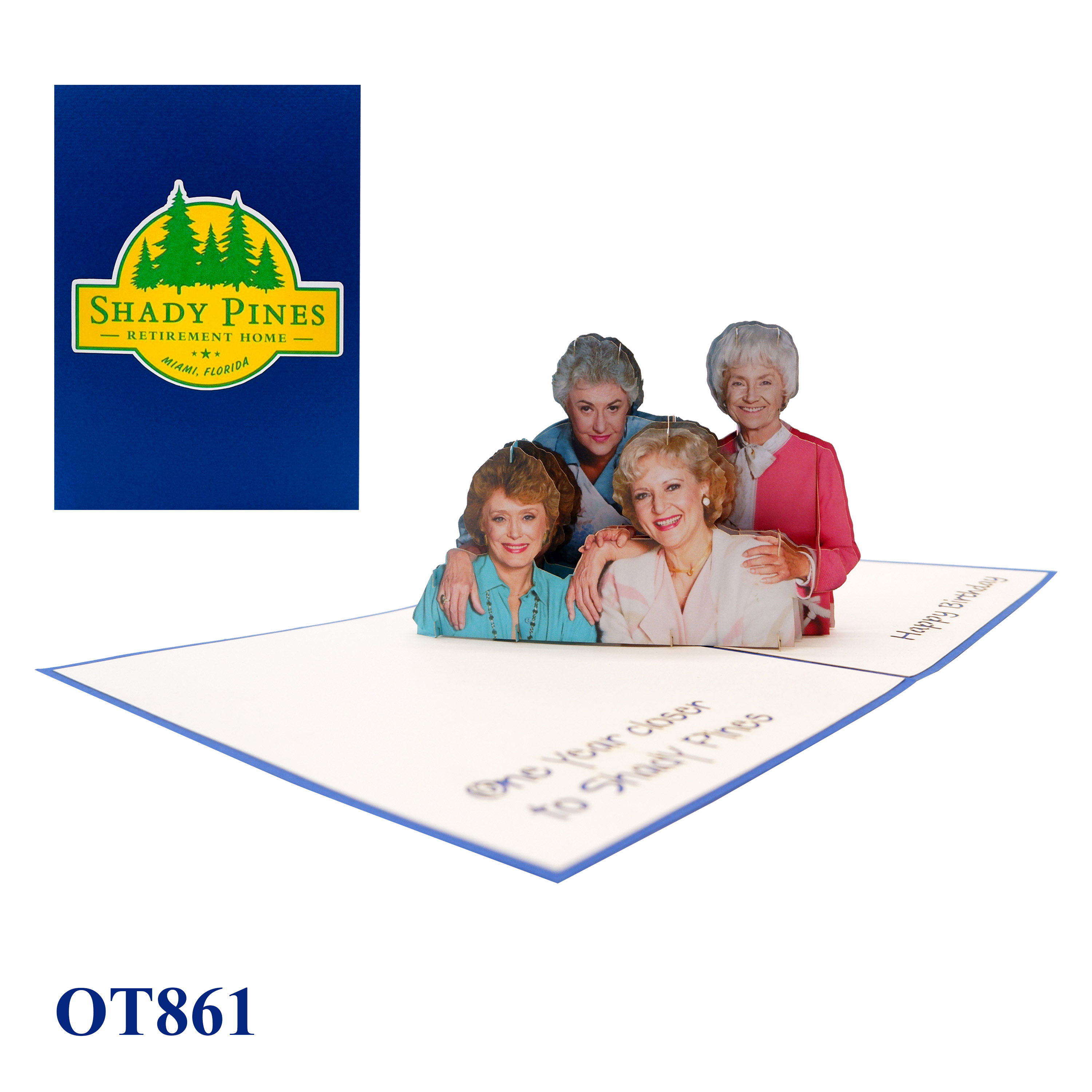 Shady Pines Pop Up Card