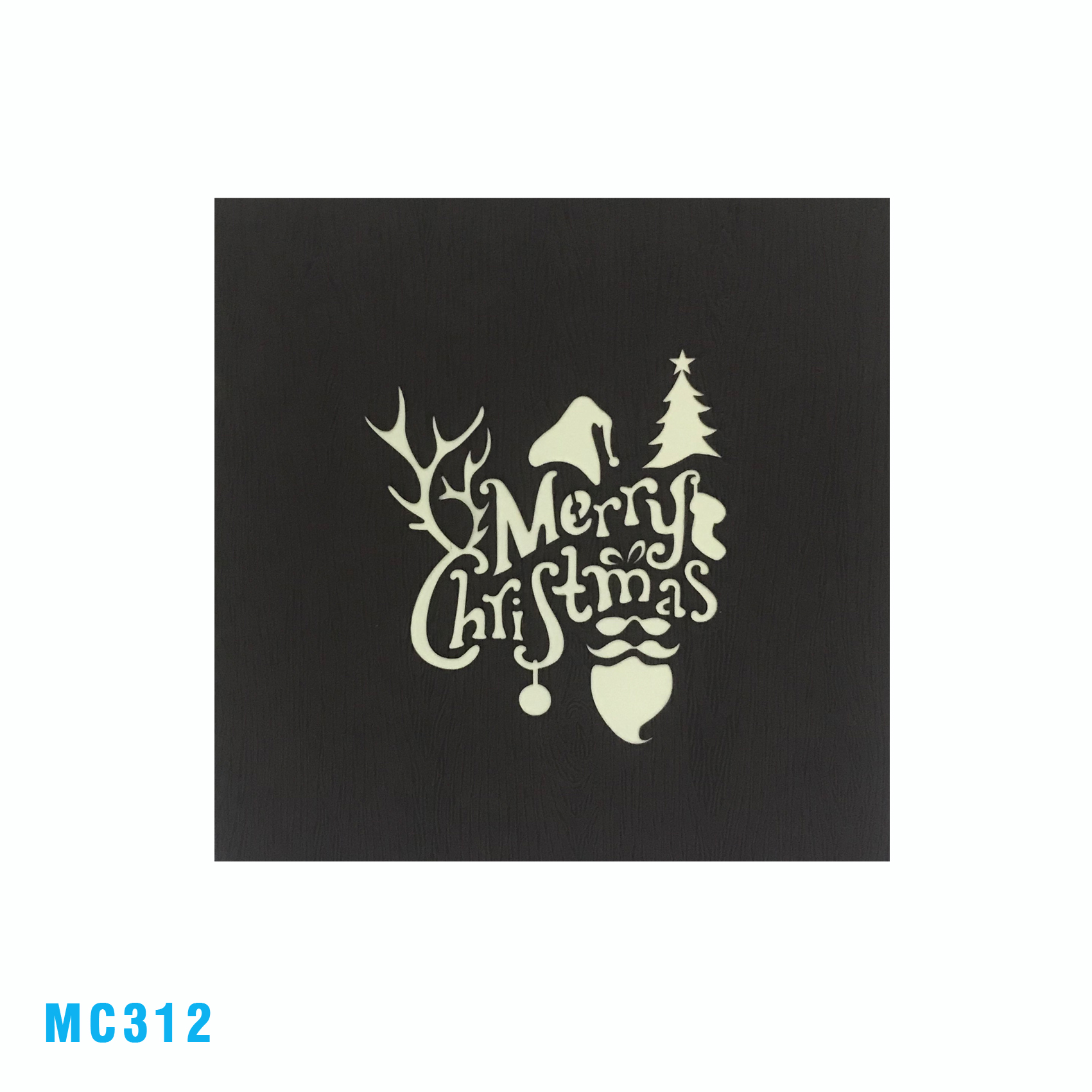 Noel Trees & Reindeers Pop Up Card