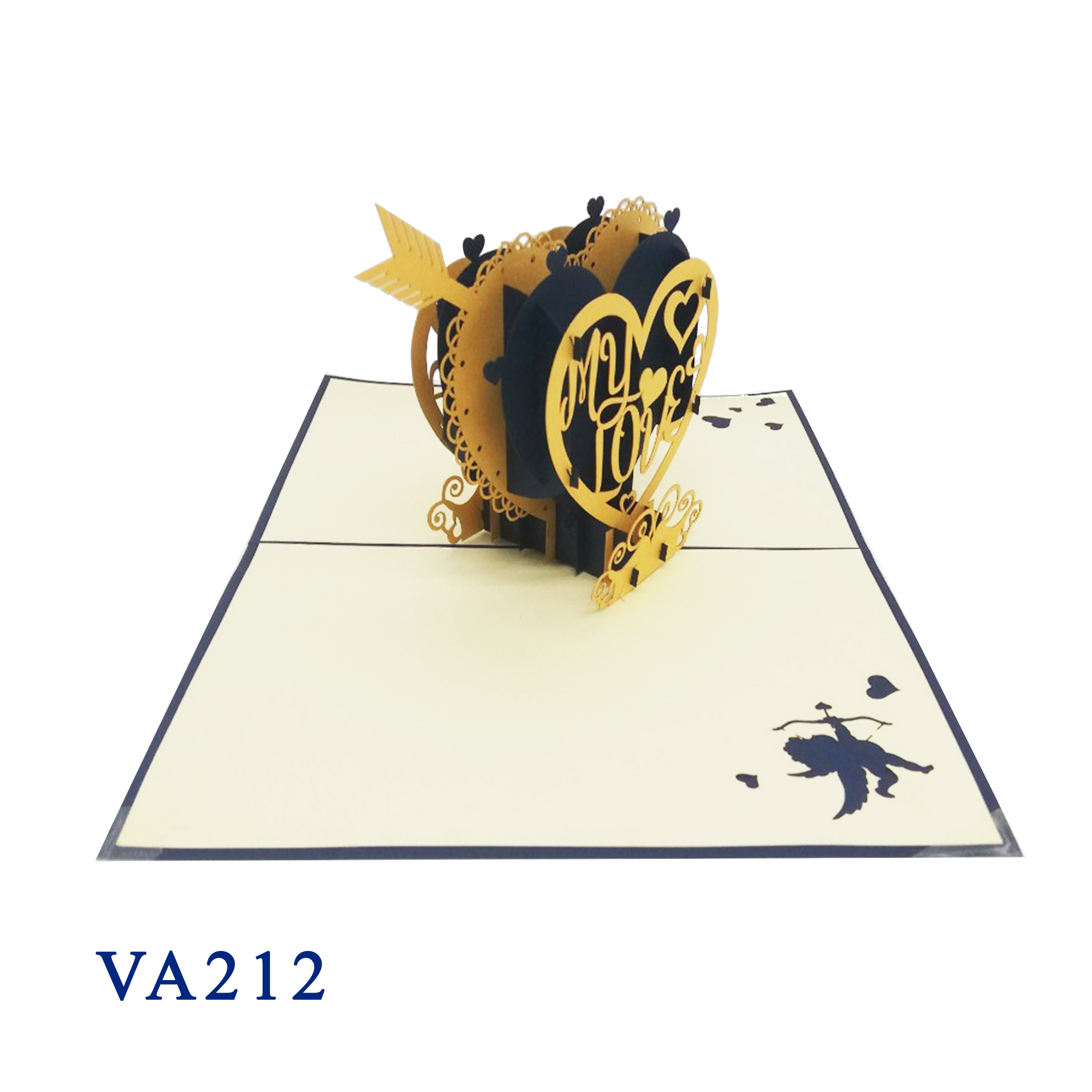 My Heart Is For You Pop Up Card