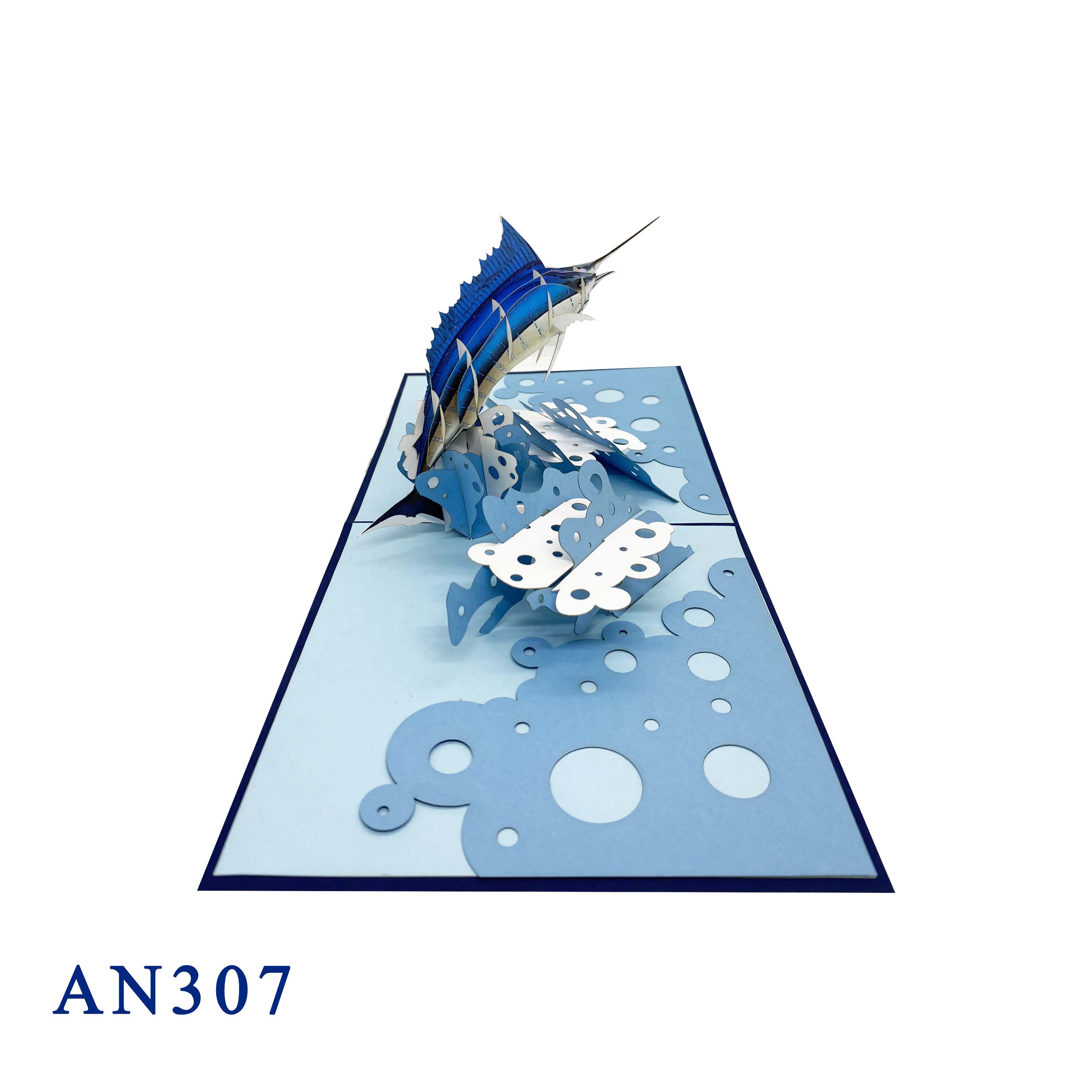 Swordfish Pop Up Card