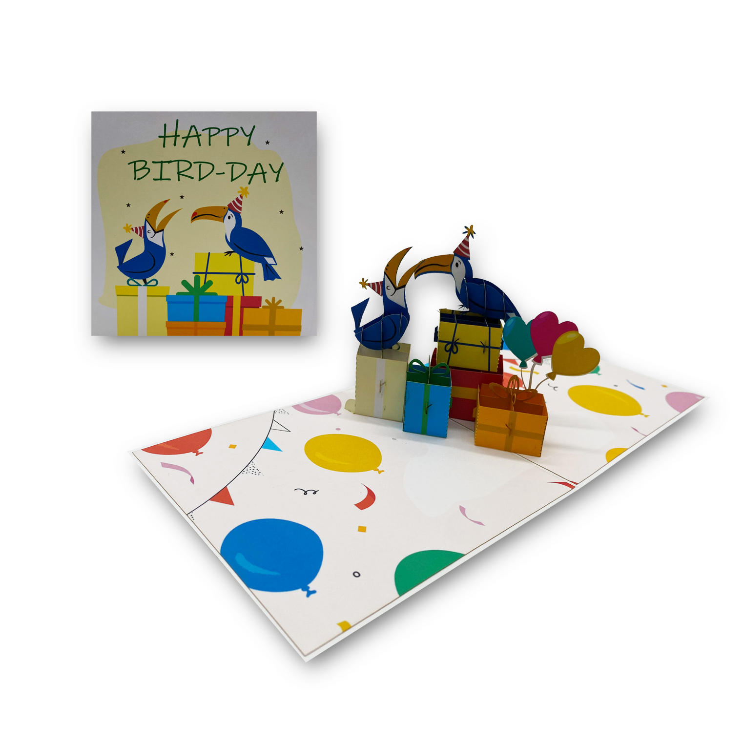 Happy Bird-day Pop Up Card