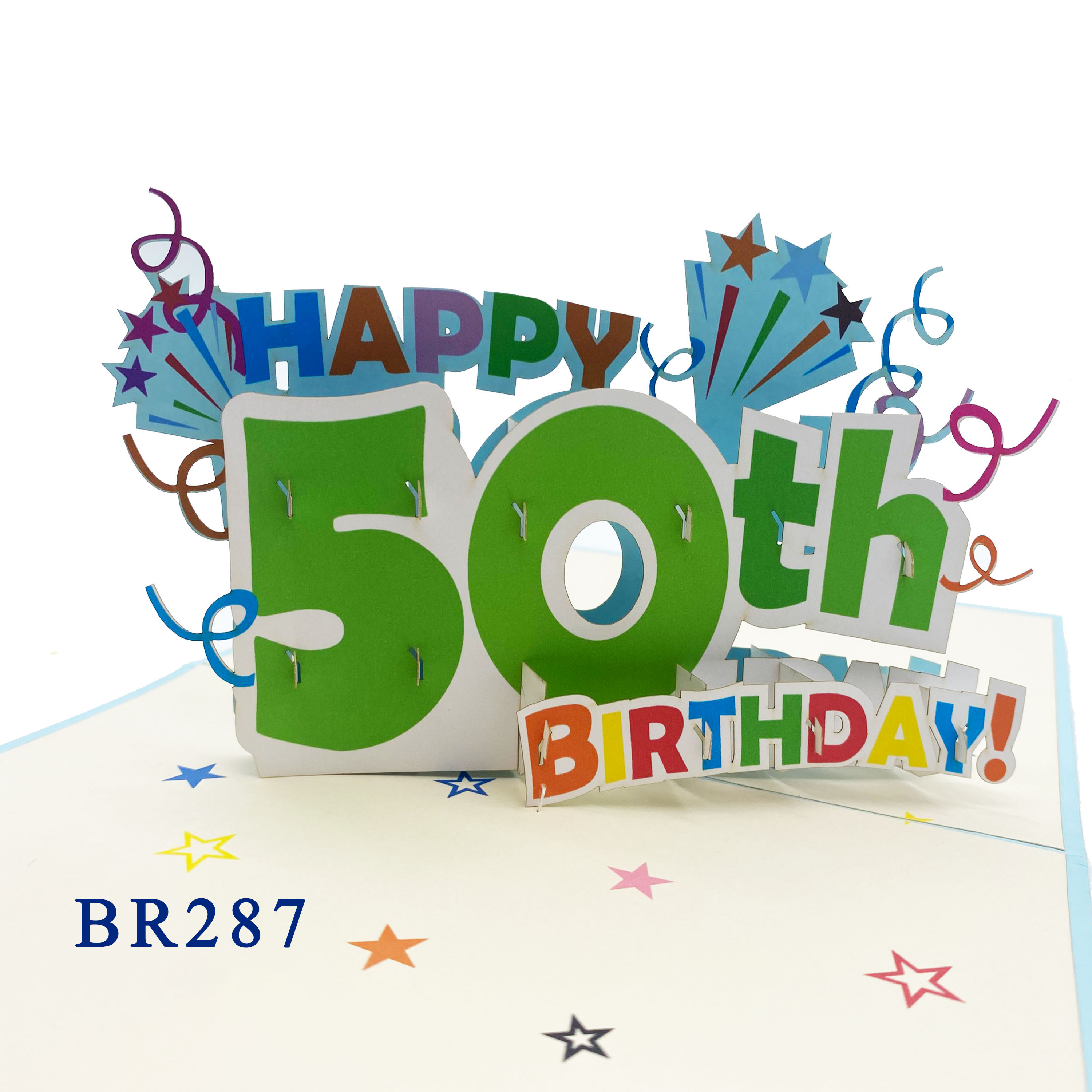 50th Birthday Pop Up Card