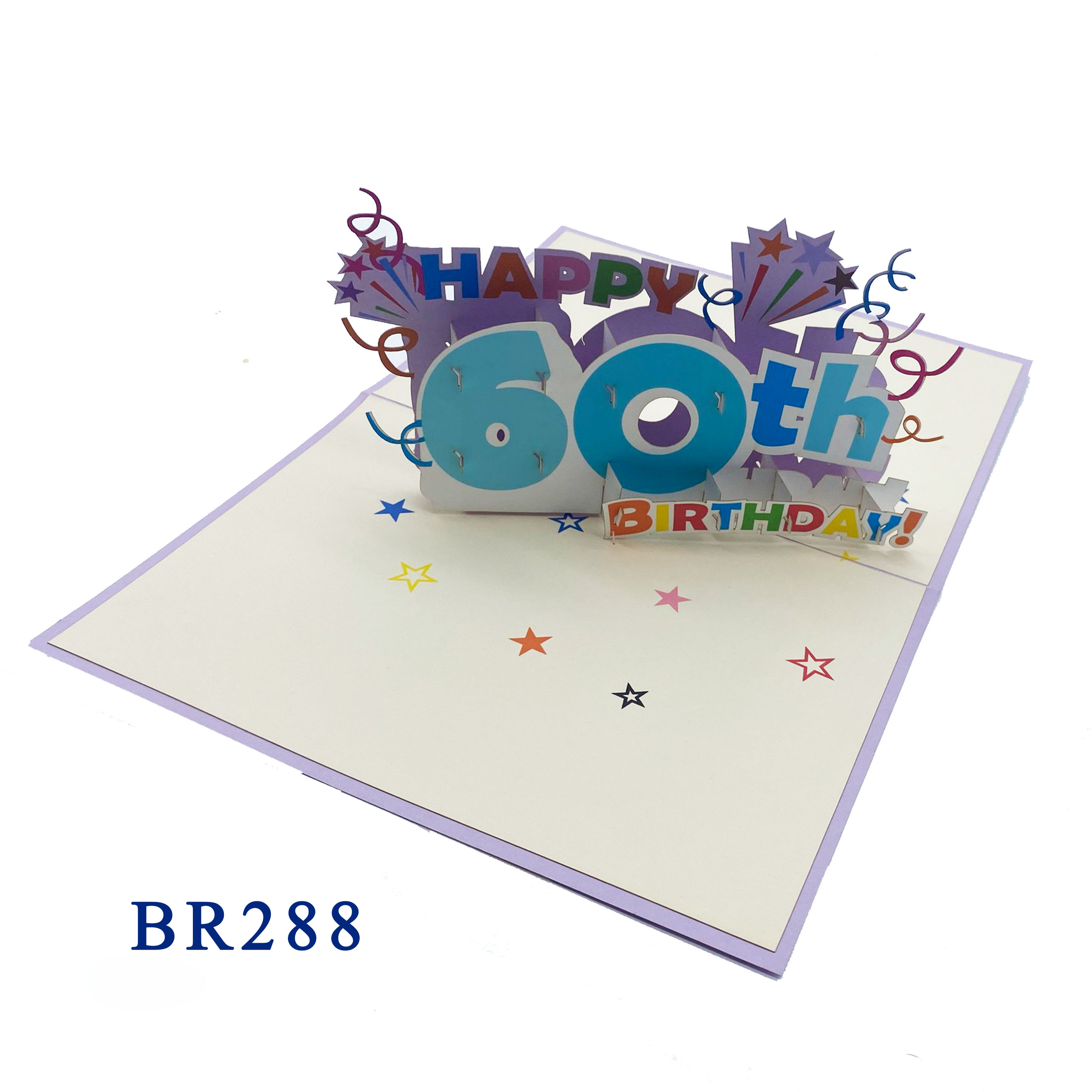 60th Birthday Pop Up Card