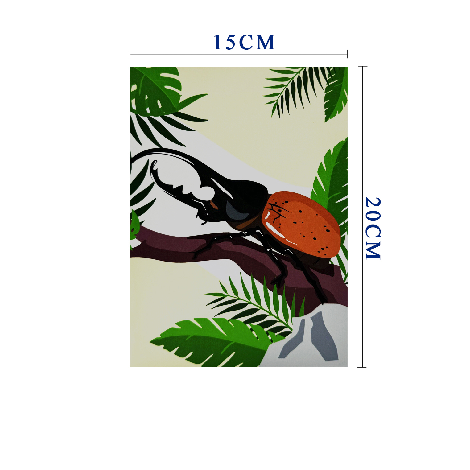 Beetles Pop Up 3D Greeting Card