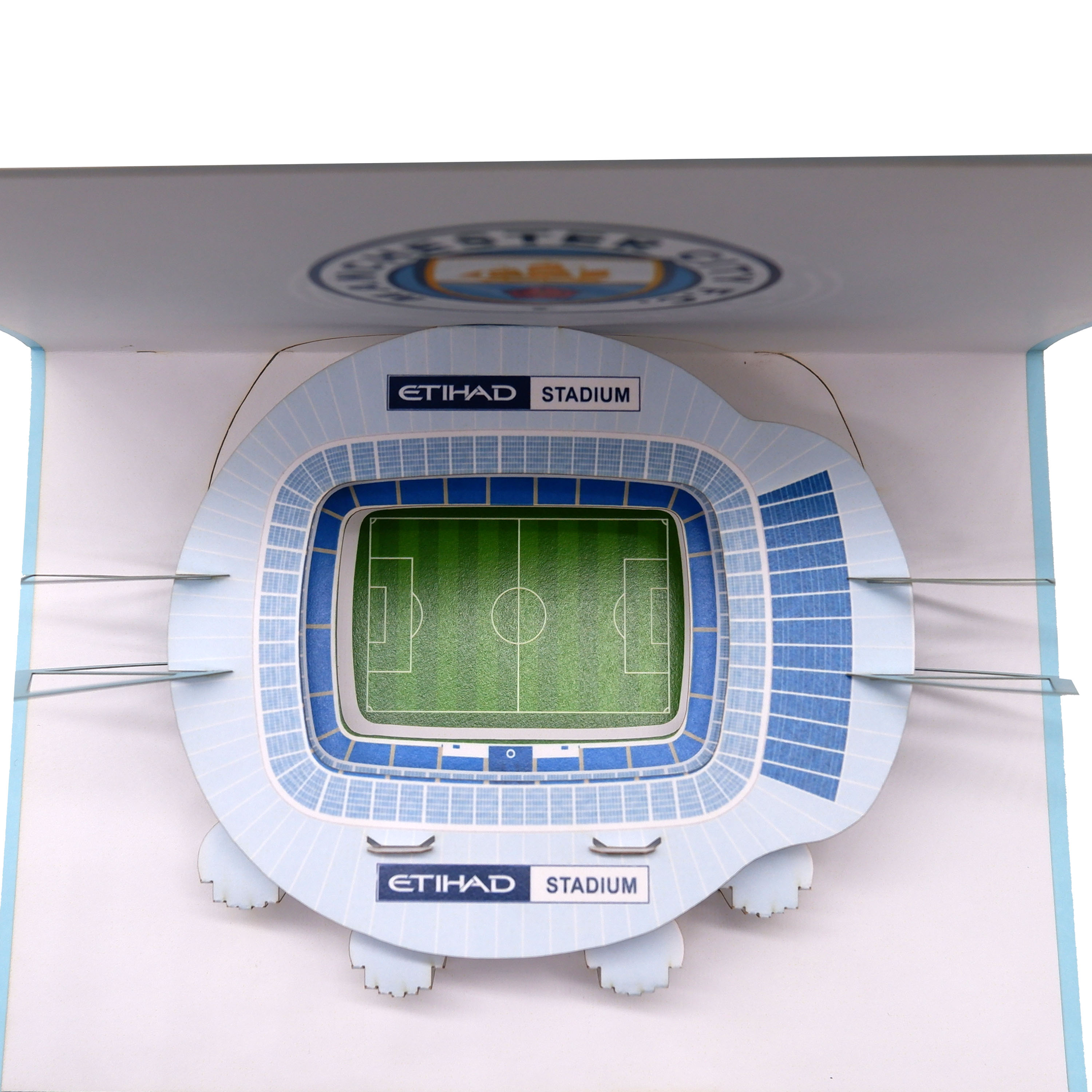 Manchester City Etihad Stadium Pop-Up Card