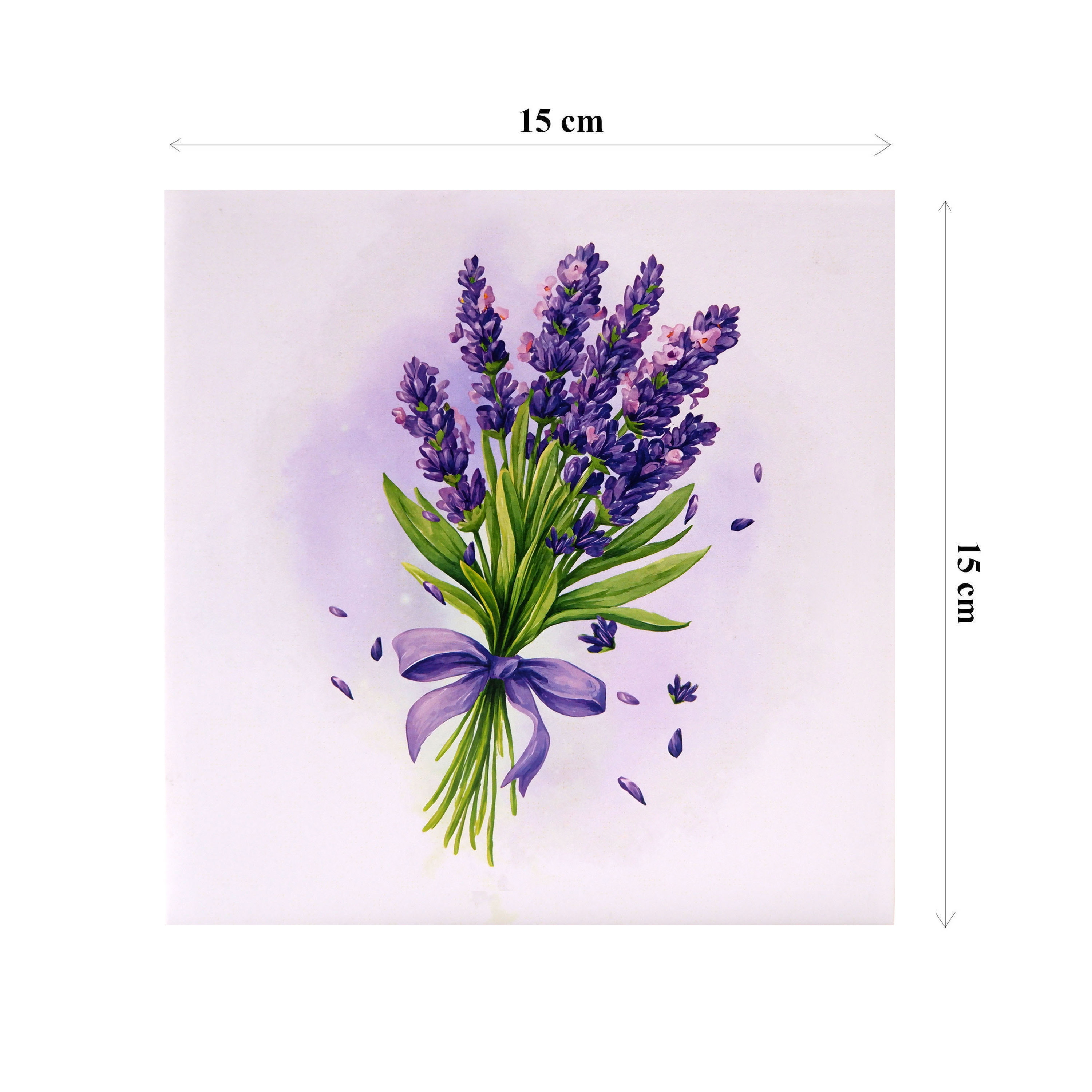 Lavender Bloom Pop-Up Card