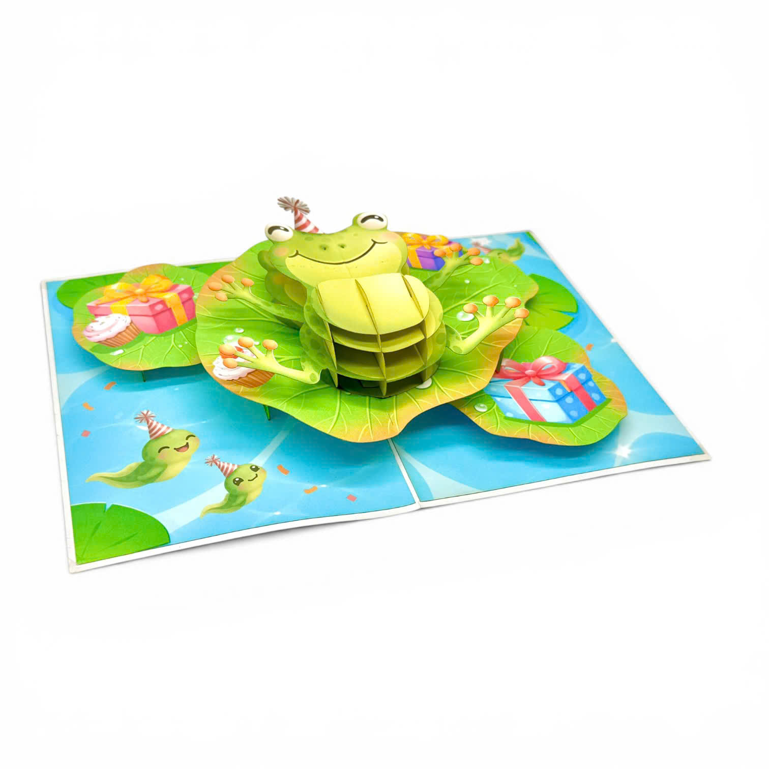 Frog Birthday Pop-Up Card