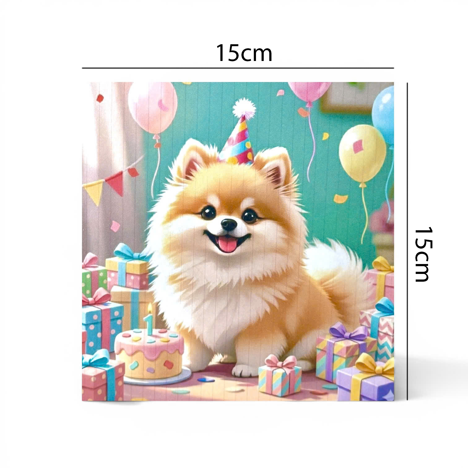Birthday Puppy Pop-Up Card – Cute 3D Greeting Card for Dog Lovers