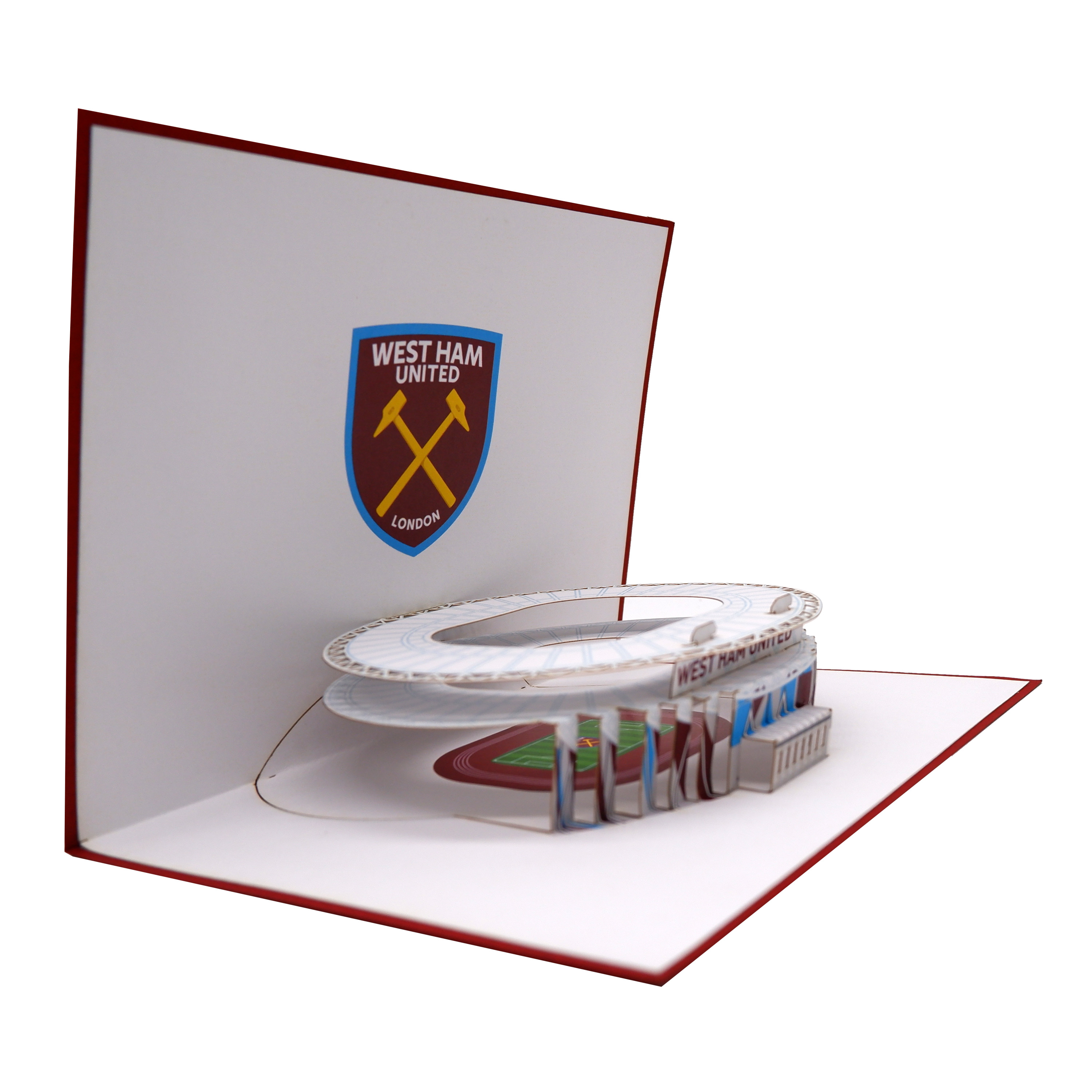 3D West Ham United Stadium Pop-Up Card