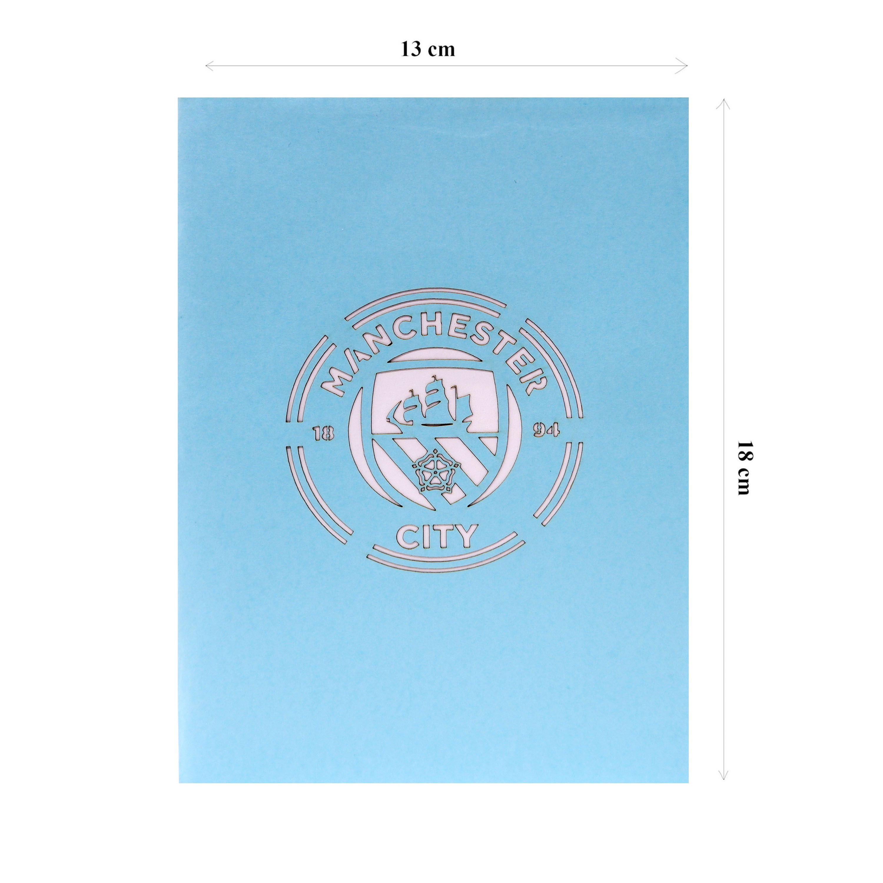 Manchester City Etihad Stadium Pop-Up Card