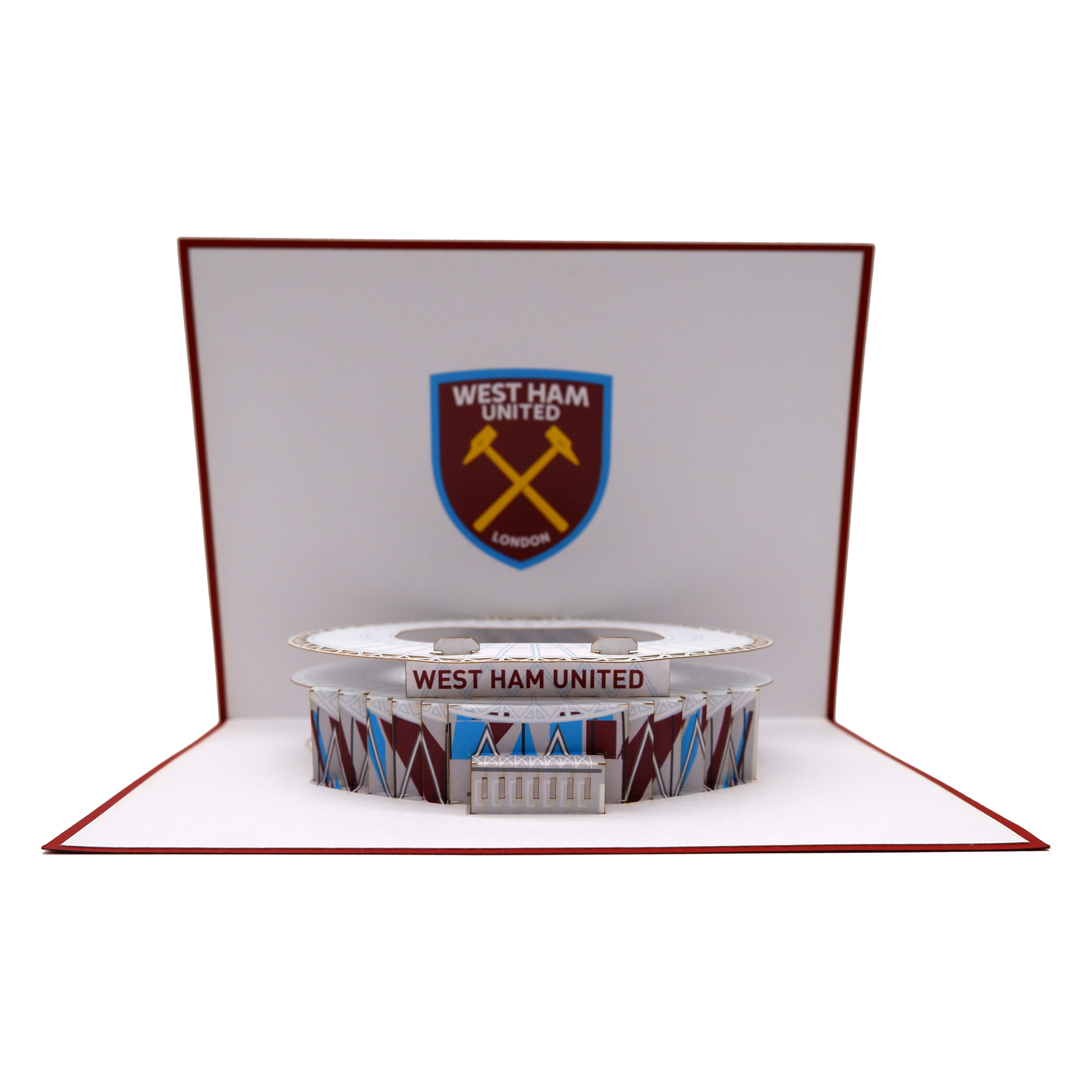 3D West Ham United Stadium Pop-Up Card