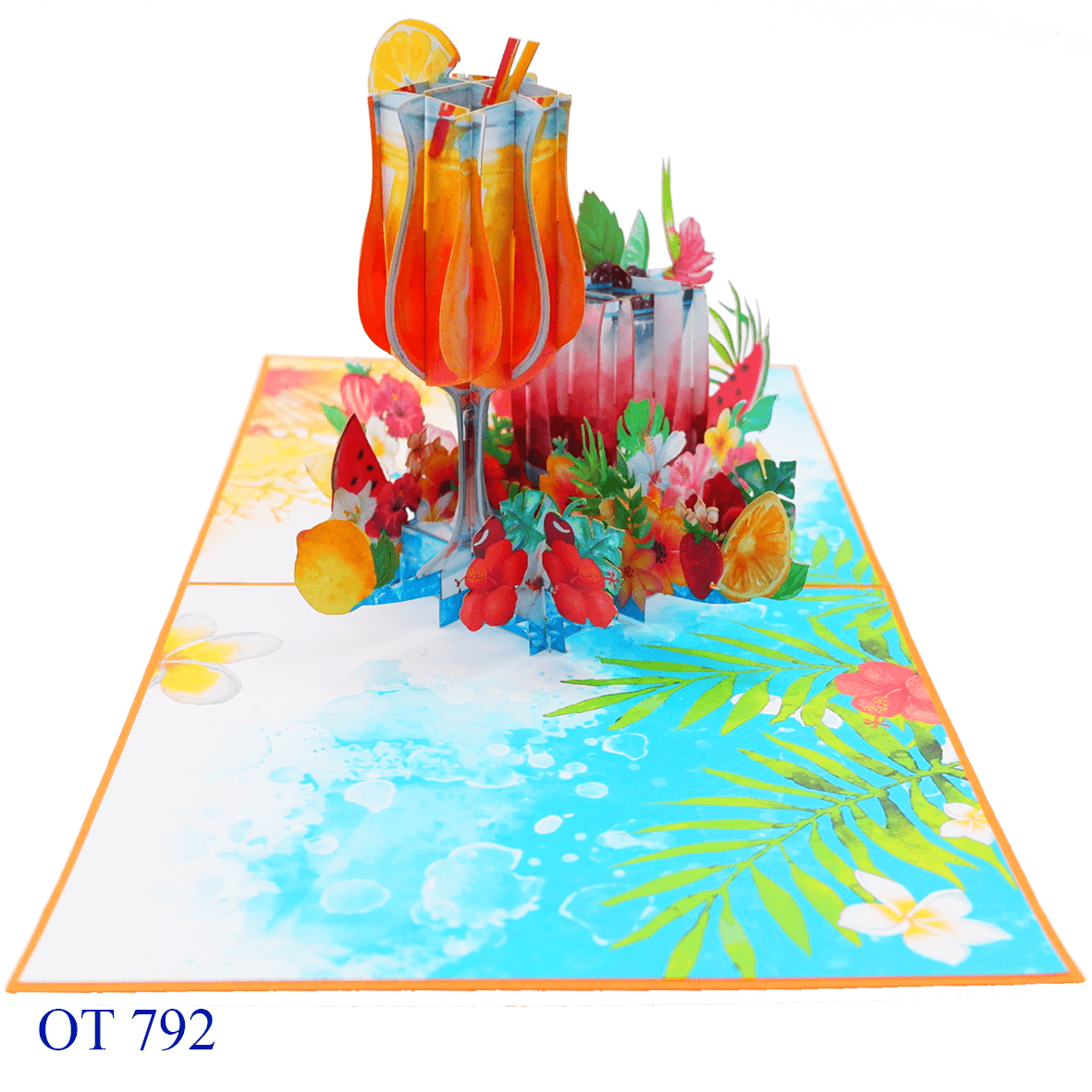 Happy Summer Holiday Pop Up Card