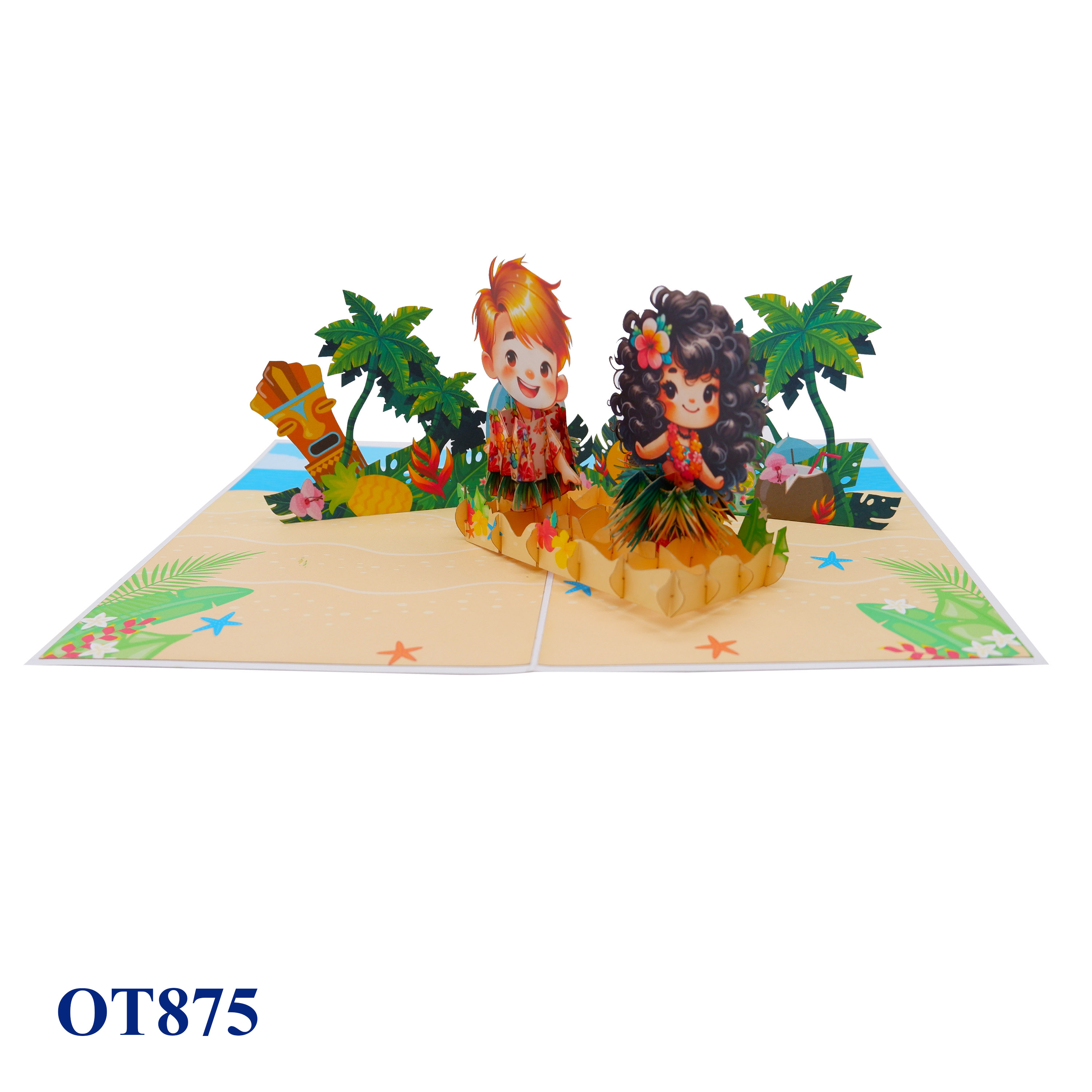 Aloha Pop Up Card