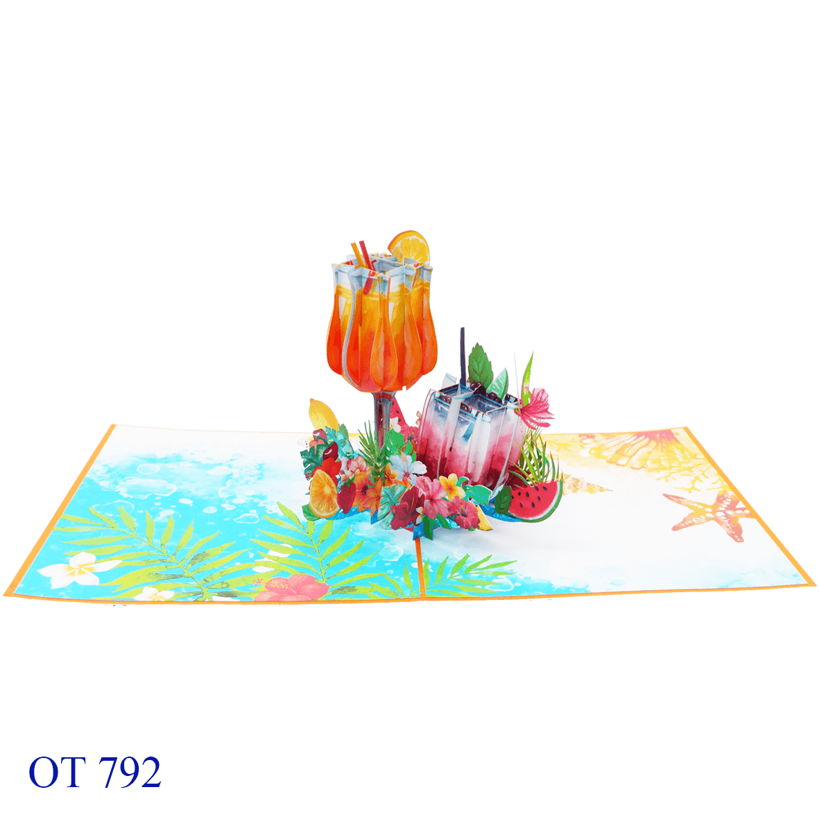 Happy Summer Holiday Pop Up Card