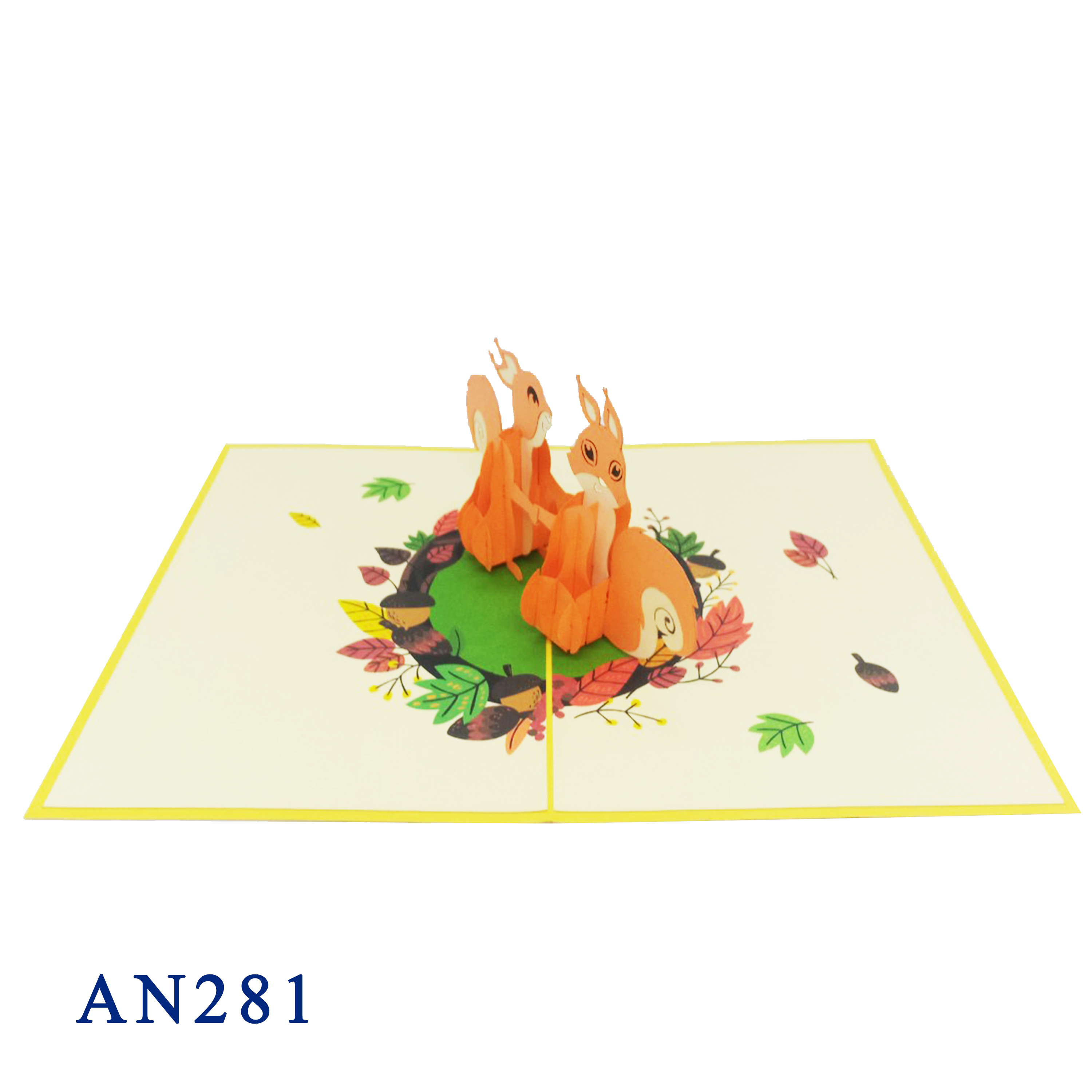 Squirrels Pop Up Card