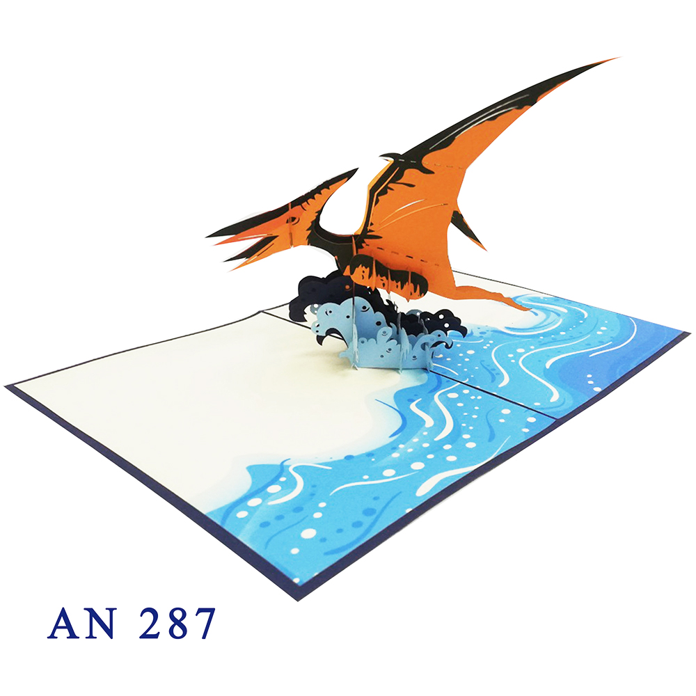 Pterosauria Pop Up Card