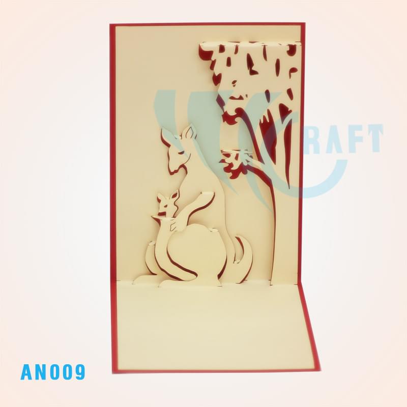 KANGAROO POP UP CARD