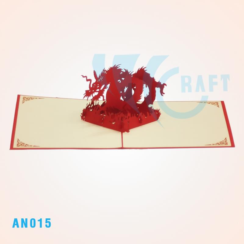 Dragon 3D Pop Up Card