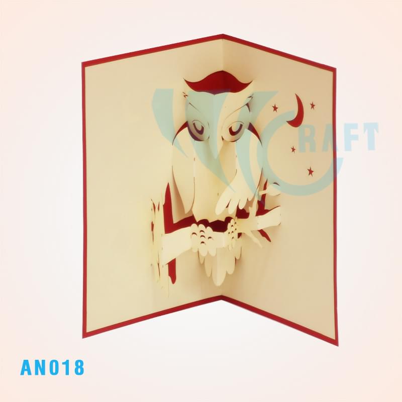 Owl Pop Up Card