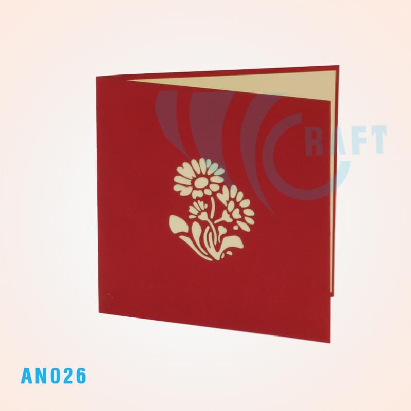 Butterfly And Flower Pop Up Card