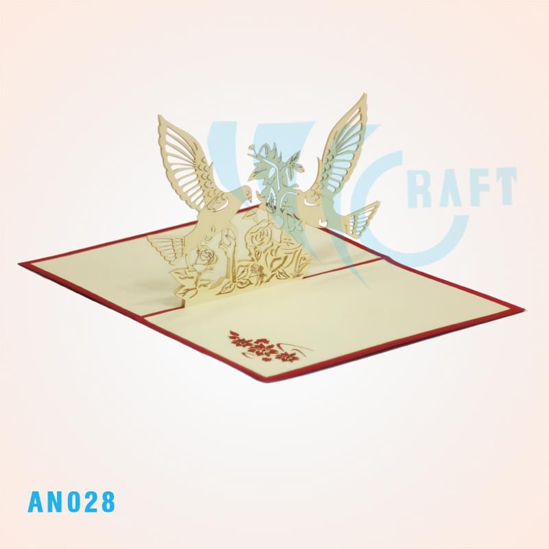 Dove Pop Up Card