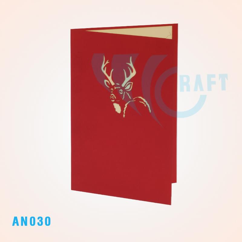 Reindeer Pop Up Card