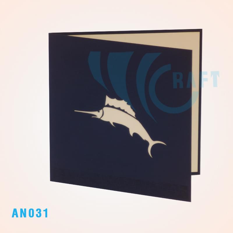 Swordfish Pop Up Card