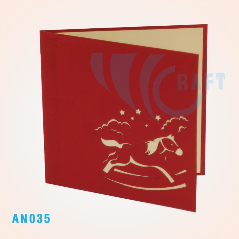 Horse Pop Up Card