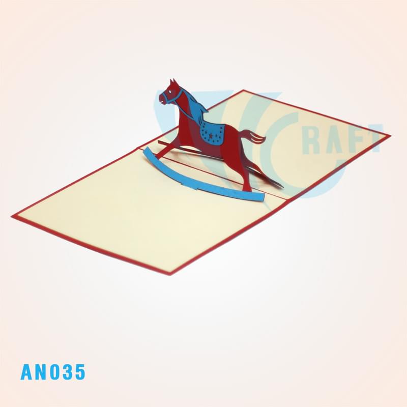 Horse Pop Up Card