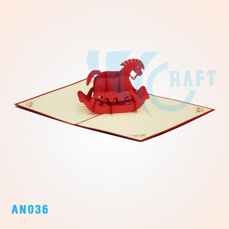 HORSE POP UP CARD