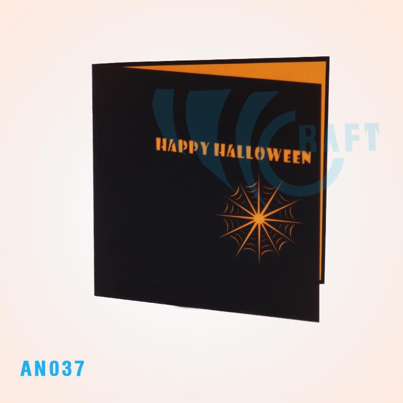 SPIDER HALLOWEEN POP UP CARD