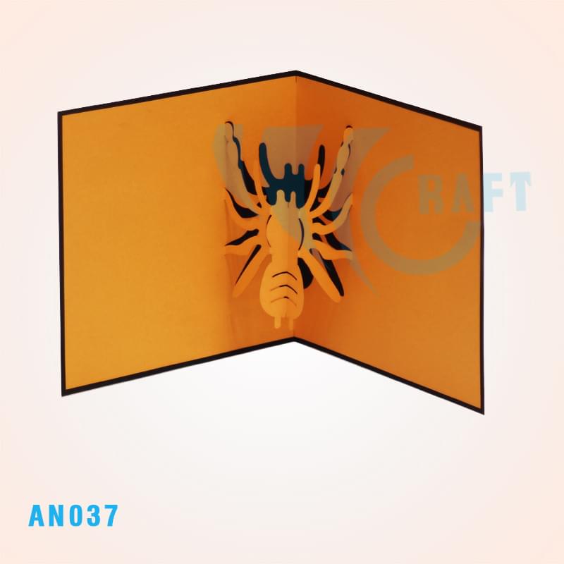 SPIDER HALLOWEEN POP UP CARD