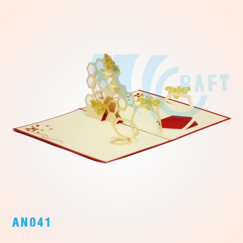 Bee Pop Up Card
