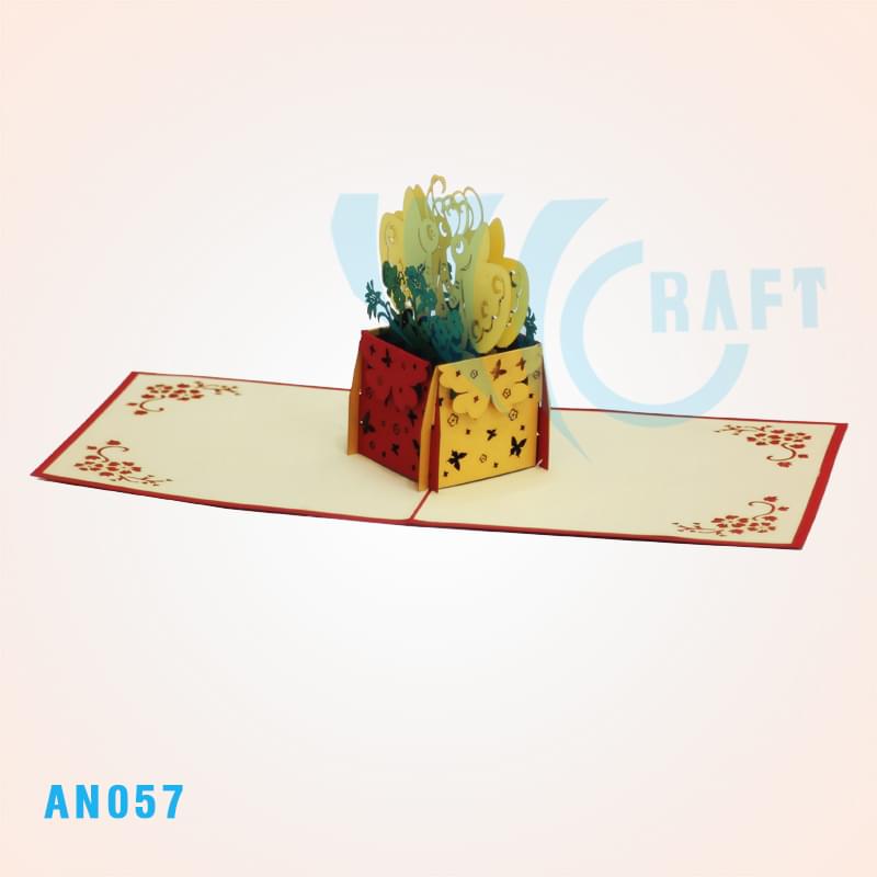 Bees In Box Pop Up Card